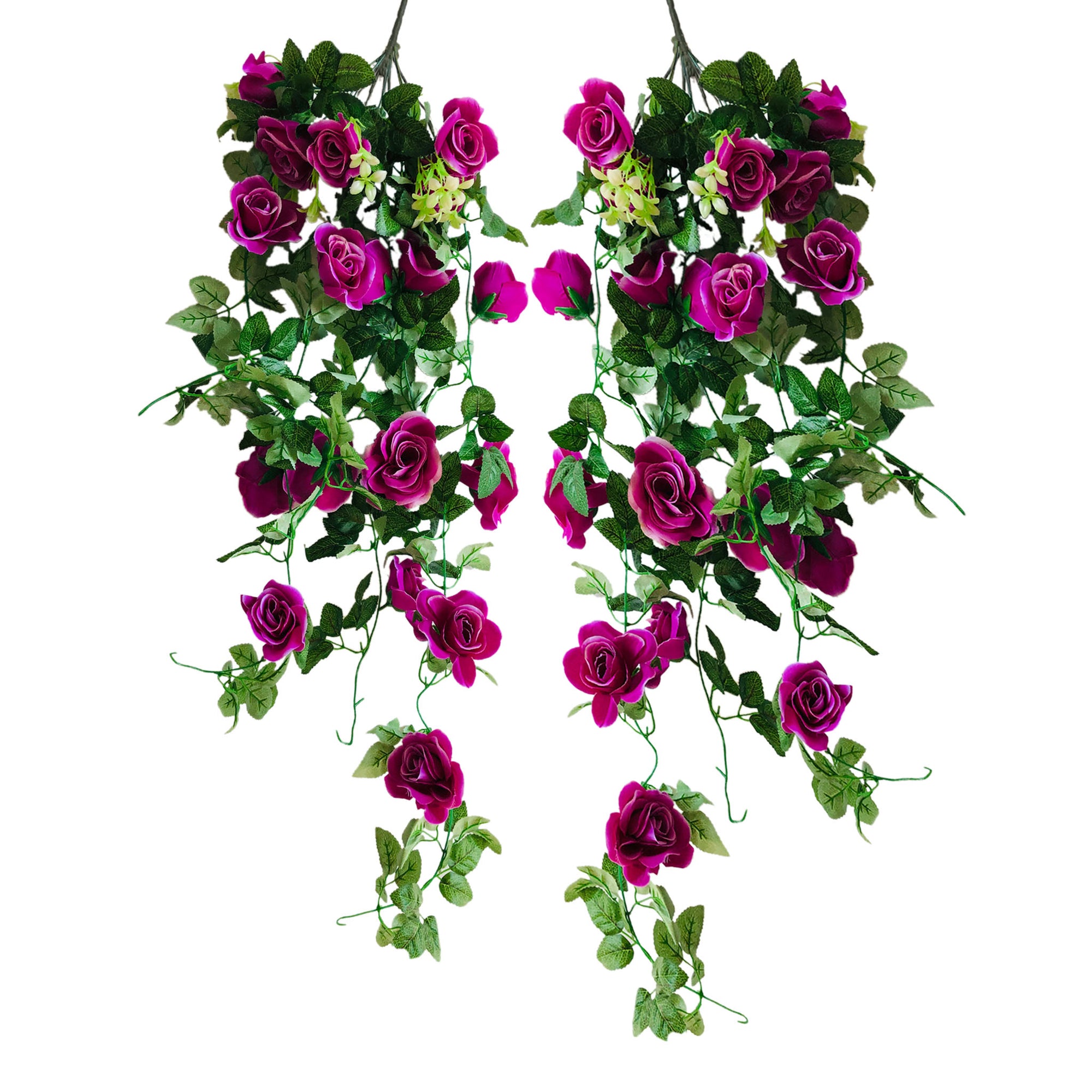 Artificial Flower Vines Silk Rose Garland for Home Outdoor Decor