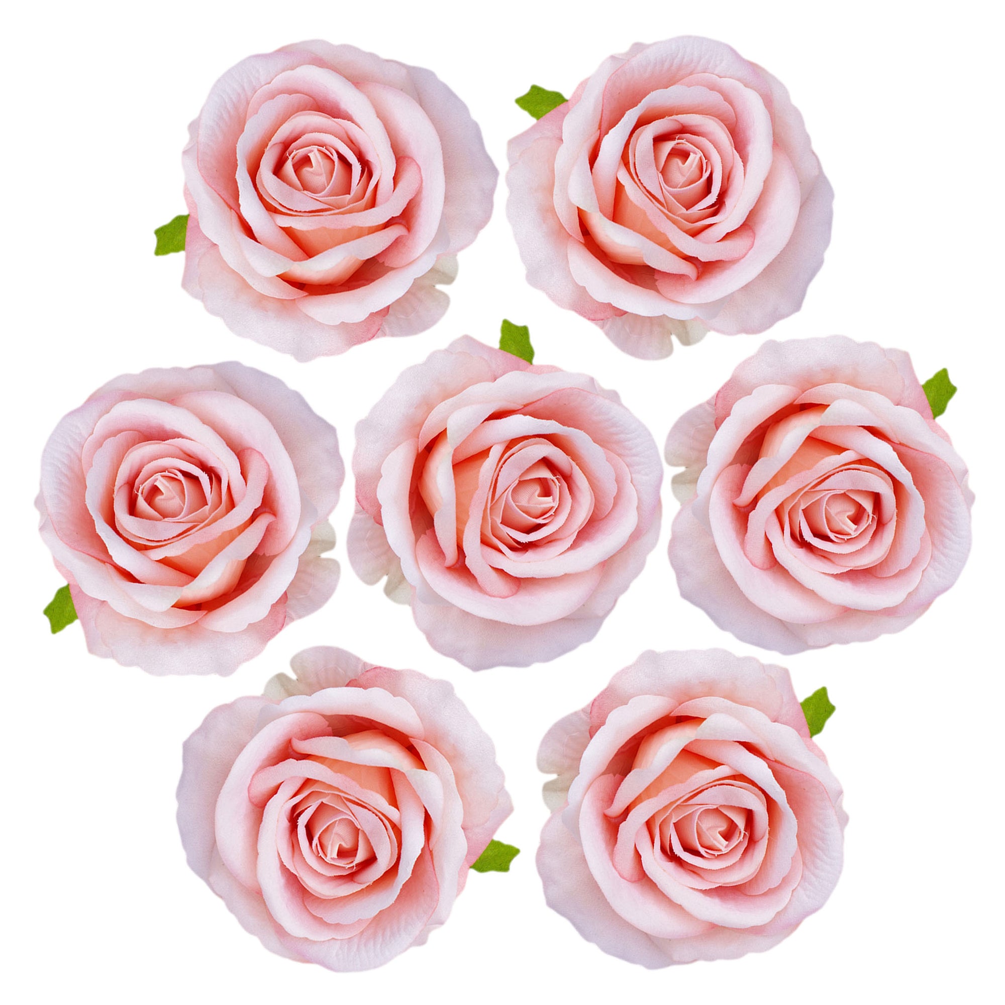 Artificial Flowers Silk Rose Heads in Bulk