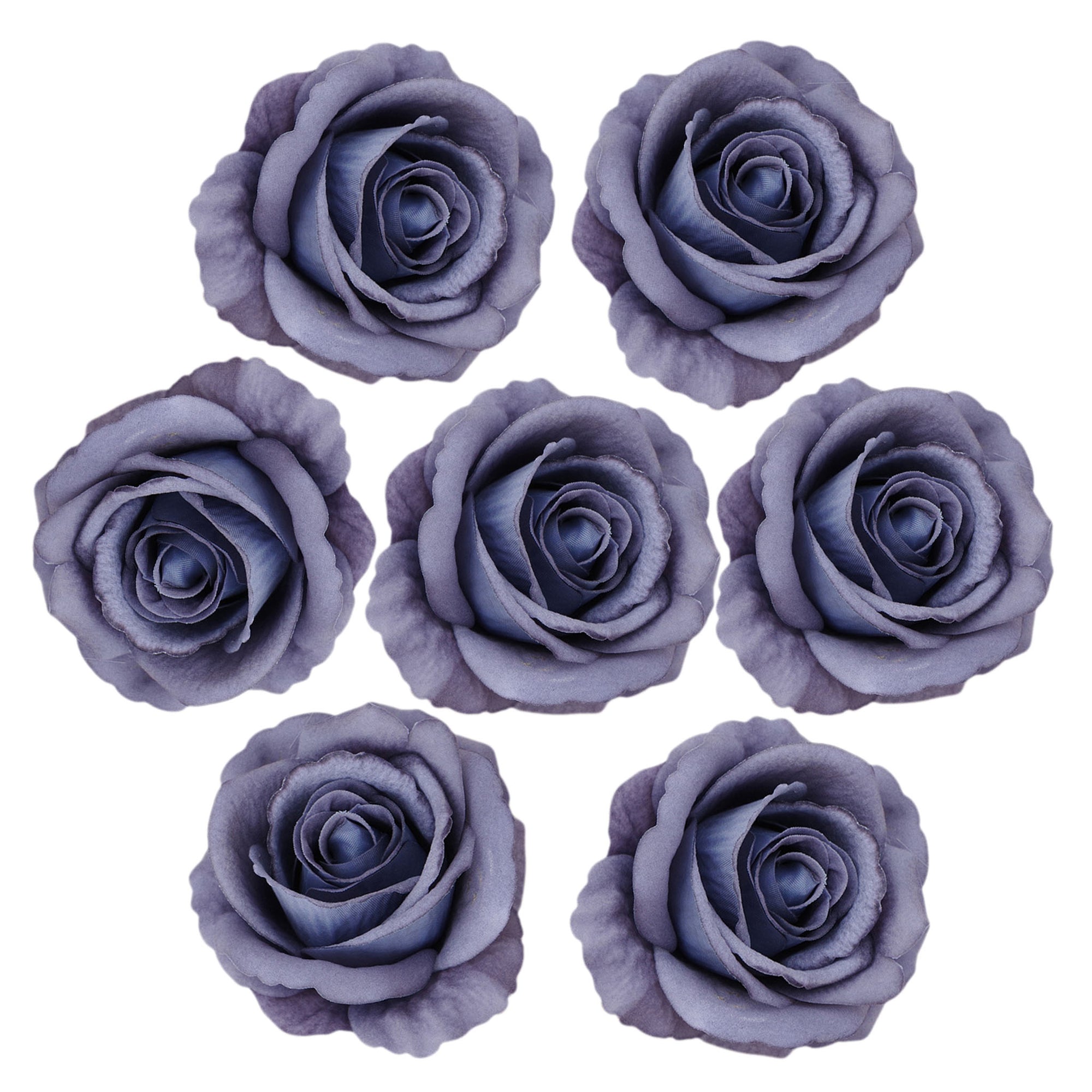 Artificial Flowers Silk Rose Heads in Bulk