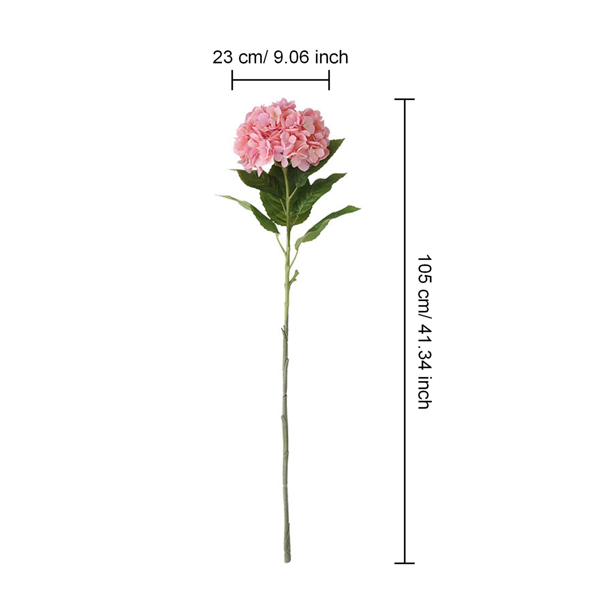 Giant Artificial Hydrangea Flowers Long Stem