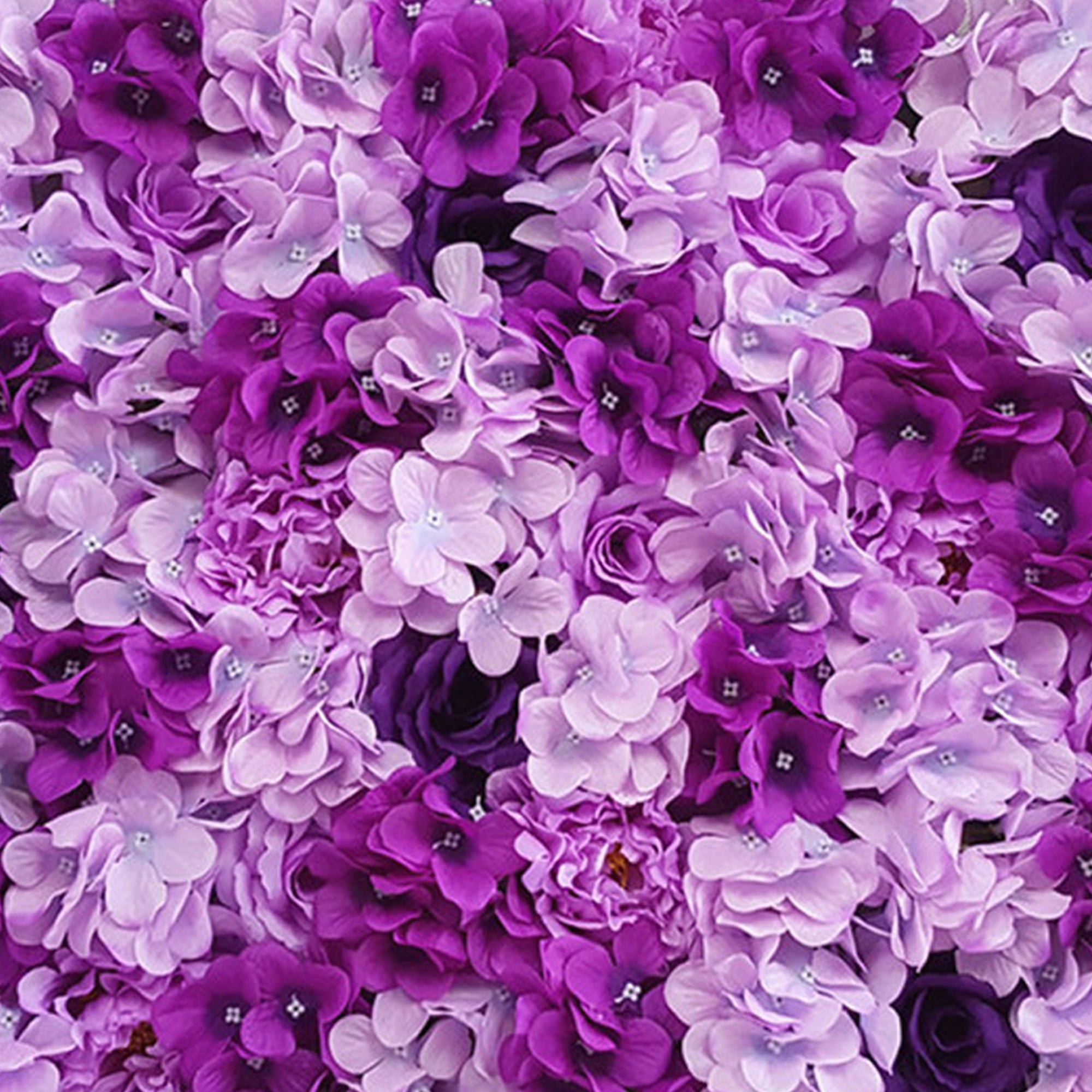 Purple Wedding Backdrops Artificial Hydrangea Lavender Photography Props