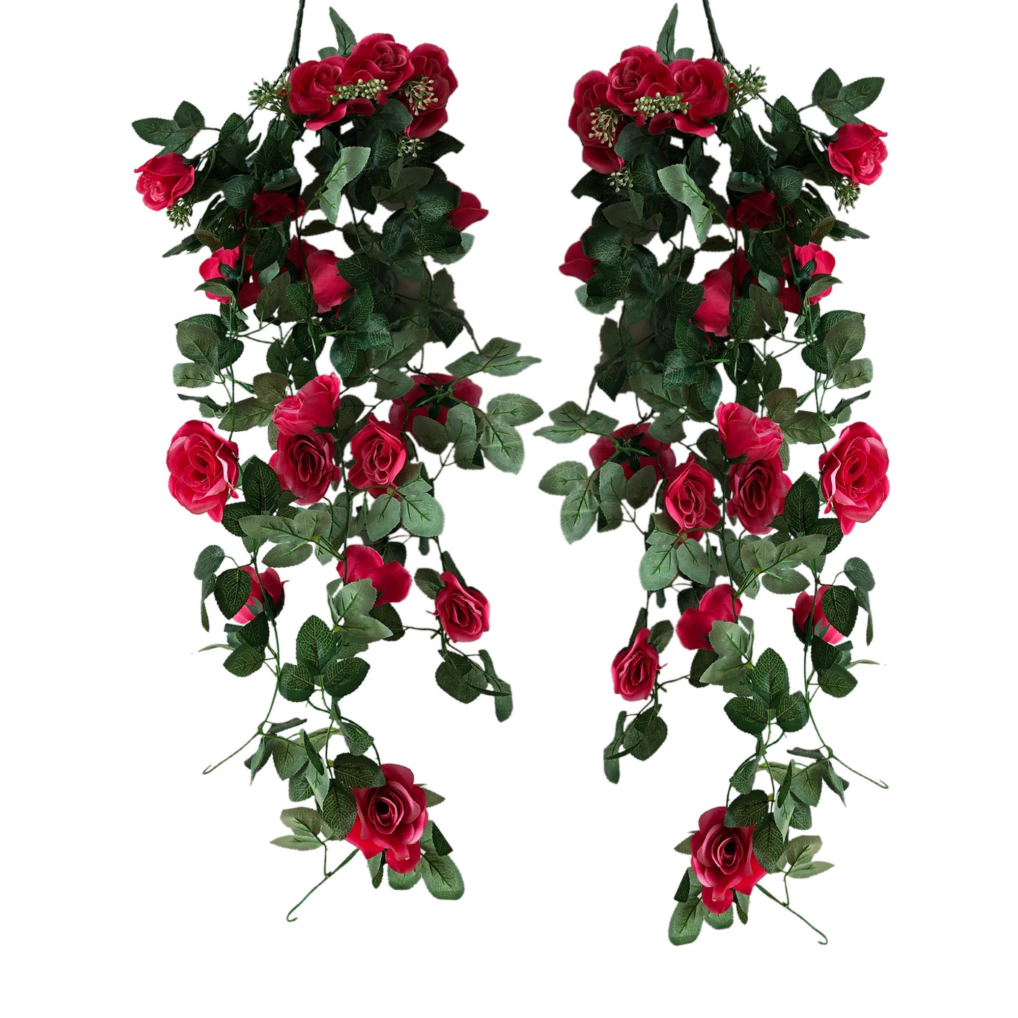 Artificial Flower Vines Silk Rose Garland for Home Outdoor Decor