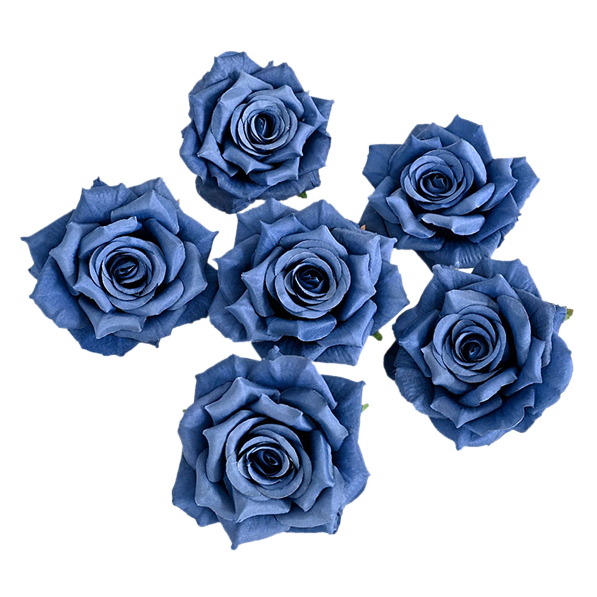 Wholesale Silk Flat Roses Artificial Flowers Crafts