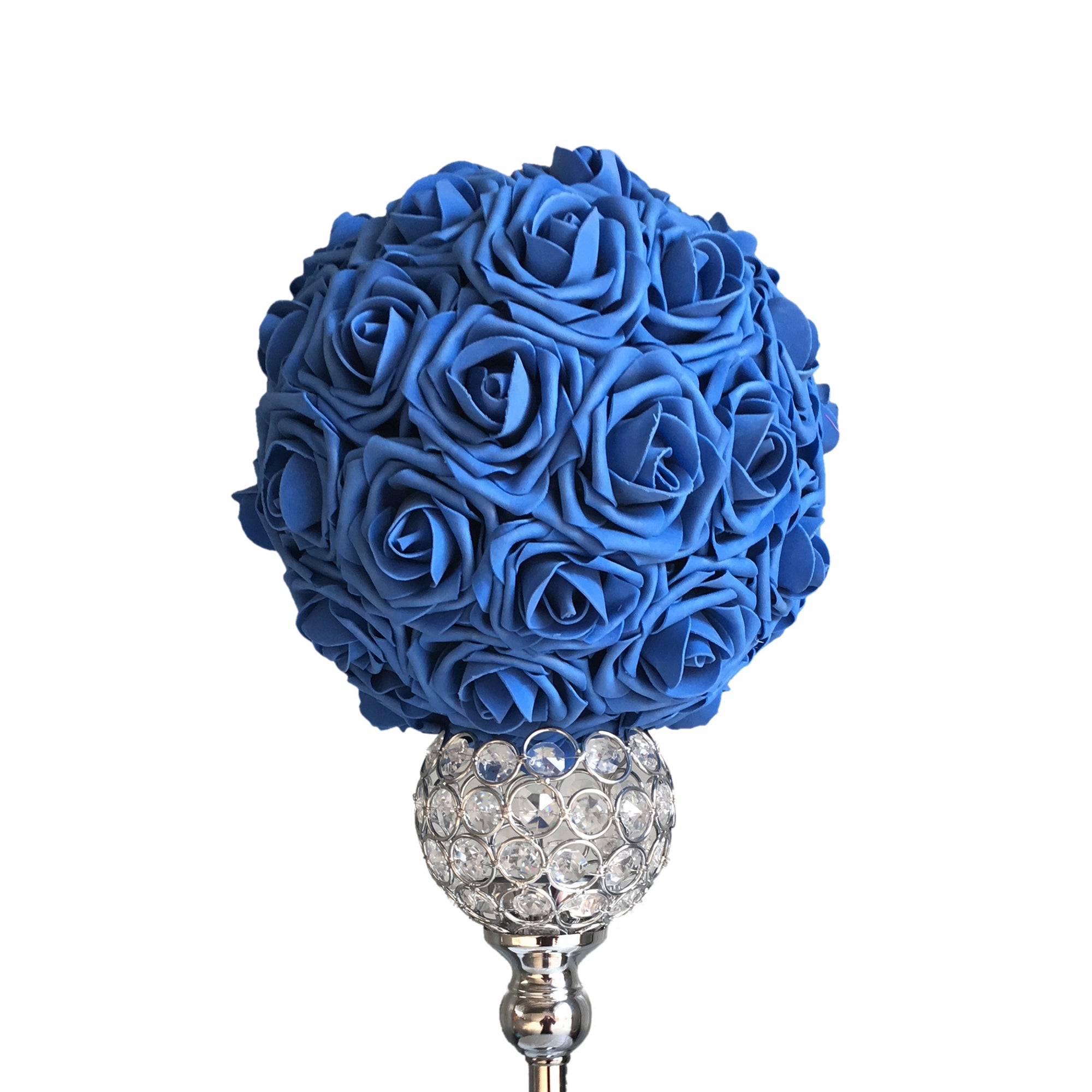blue flower ball