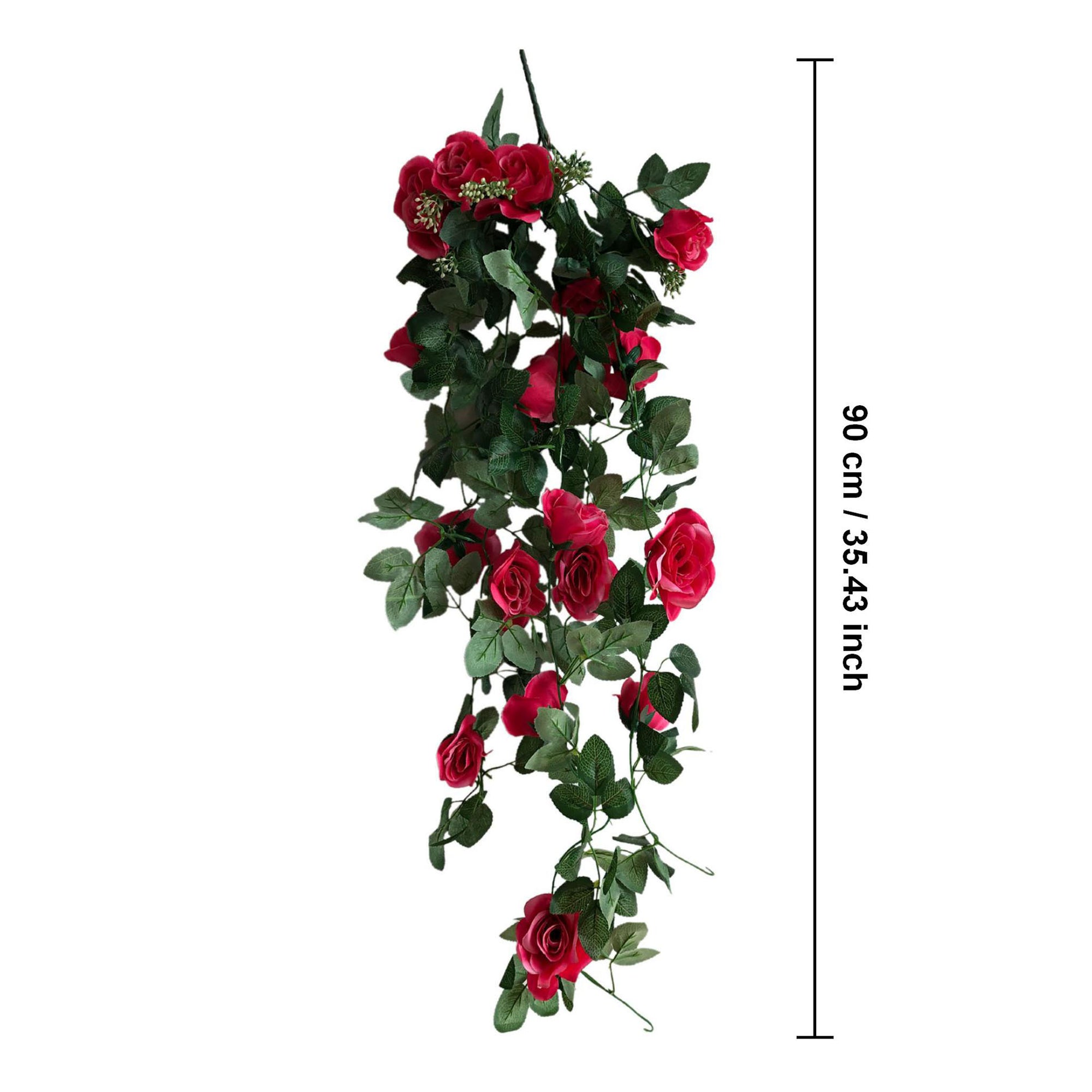 Artificial Flower Vines Silk Rose Garland for Home Outdoor Decor