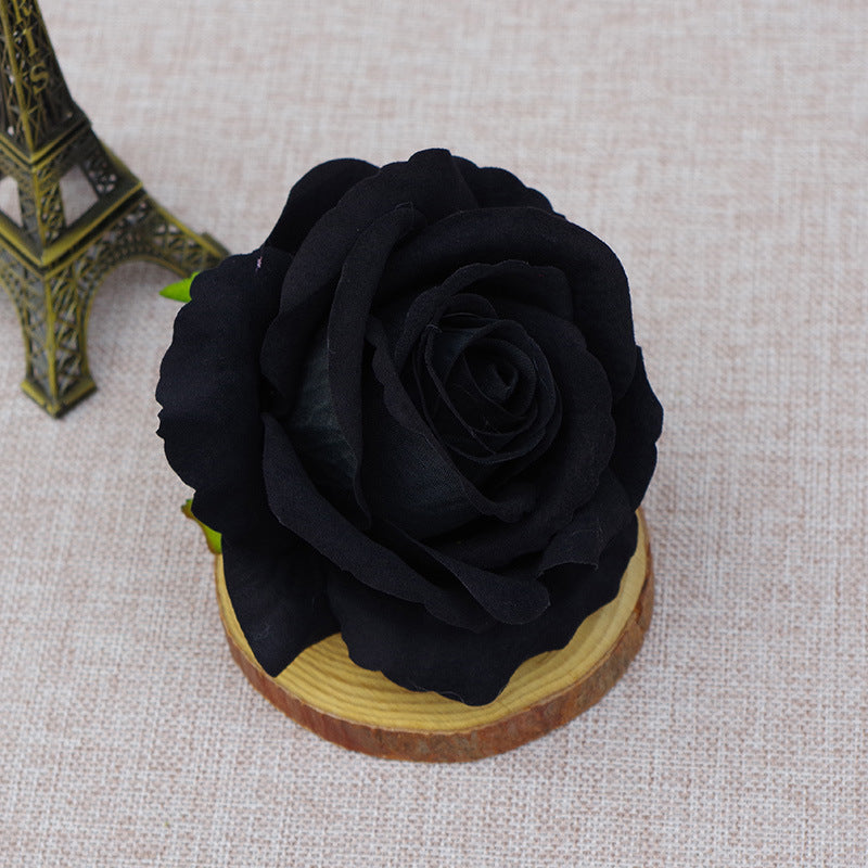 Artificial Flowers Silk Rose Heads in Bulk