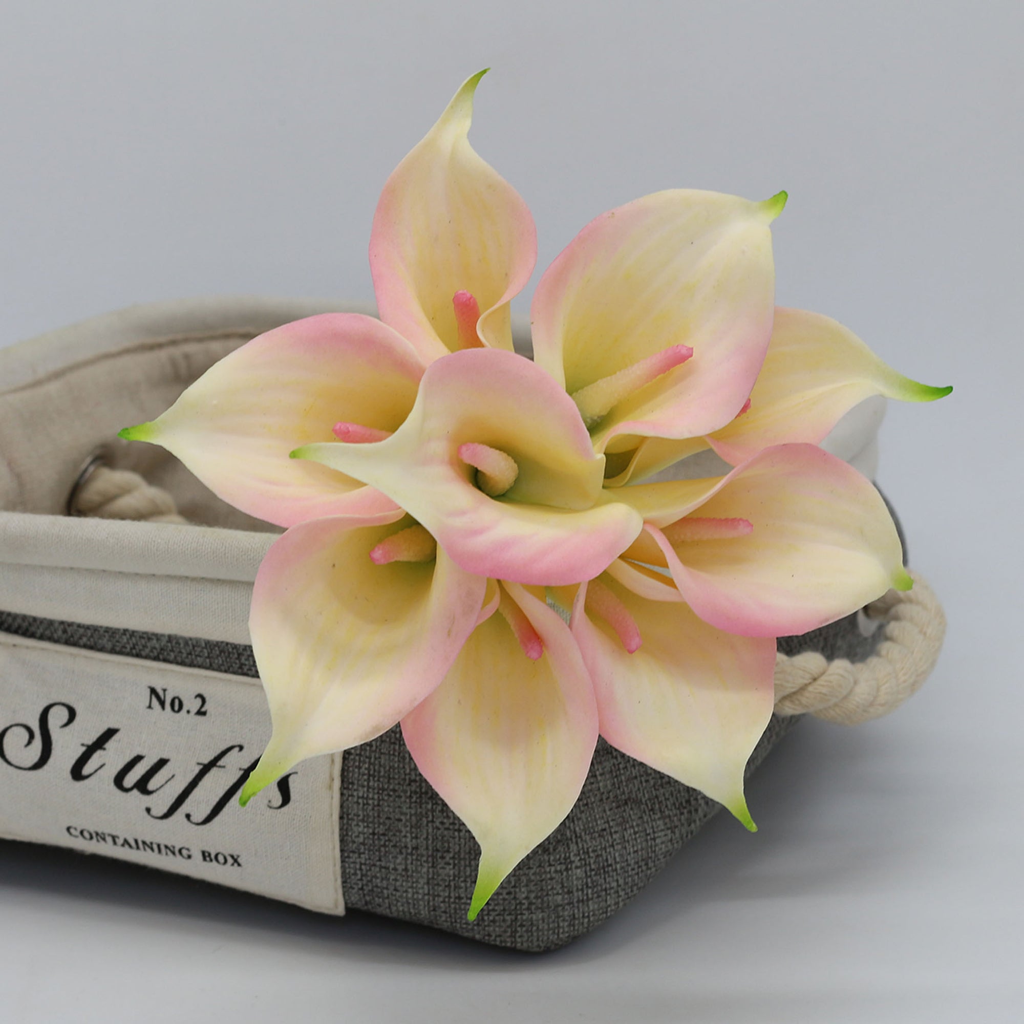 Light Pink Calla Lilies Bouquet Wedding Flowers DIY Crafts