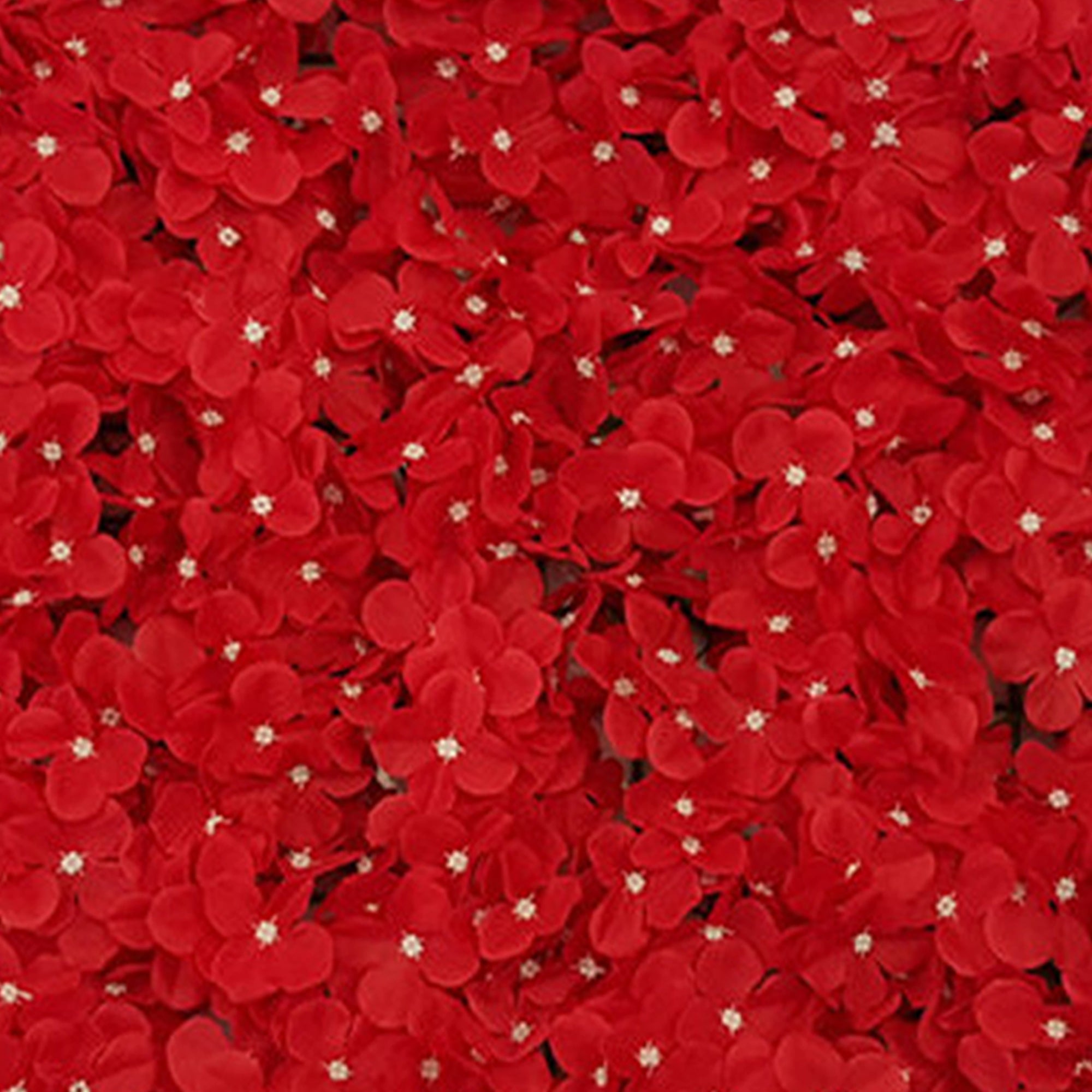 Red Flower Panel Wedding Backdrop Flower Wall Silk Hydrangea Floral Decor
