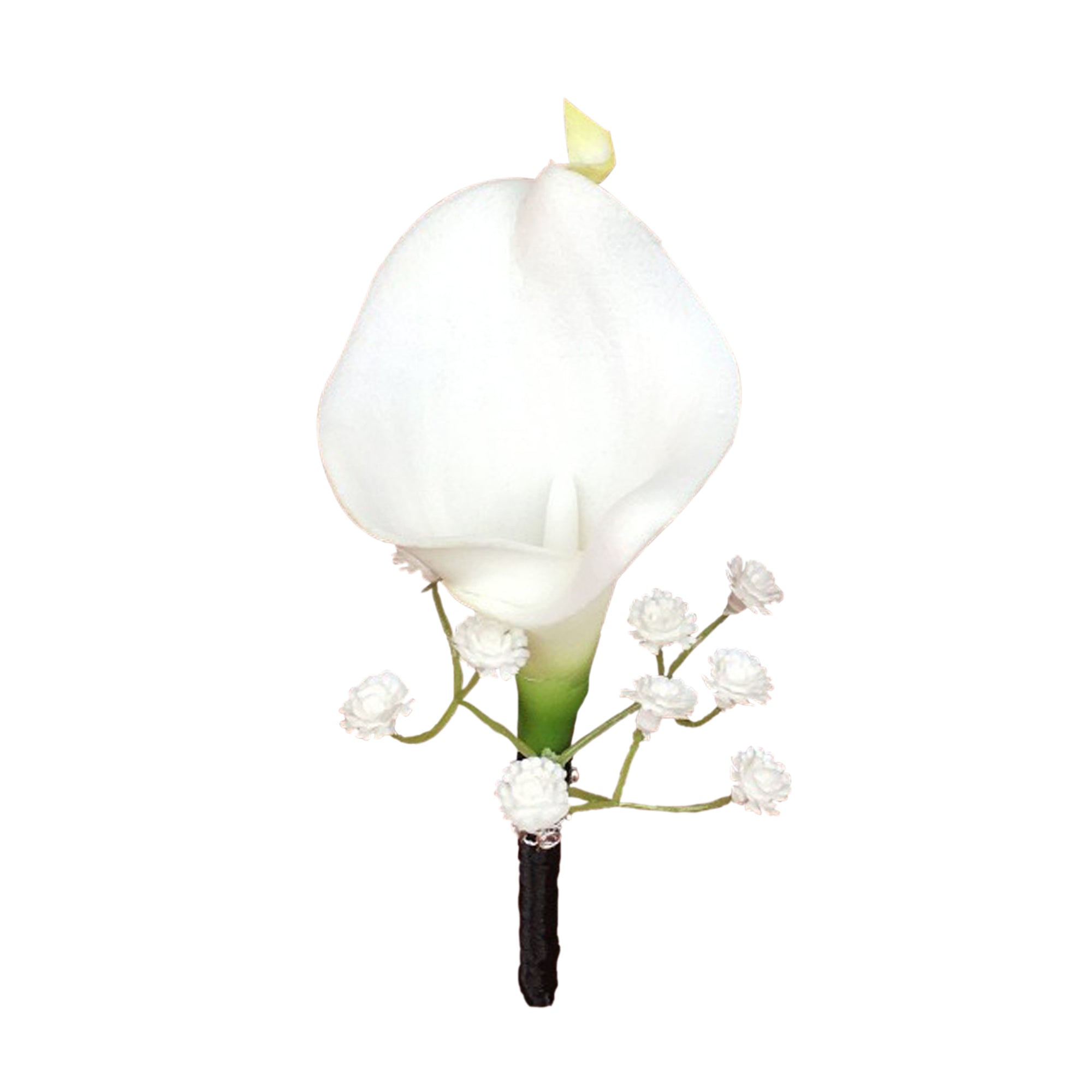 Groom Party Boutonniere Best Man Calla Lily Boutineer