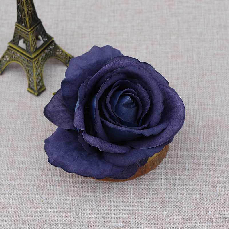 Artificial Flowers Silk Rose Heads in Bulk