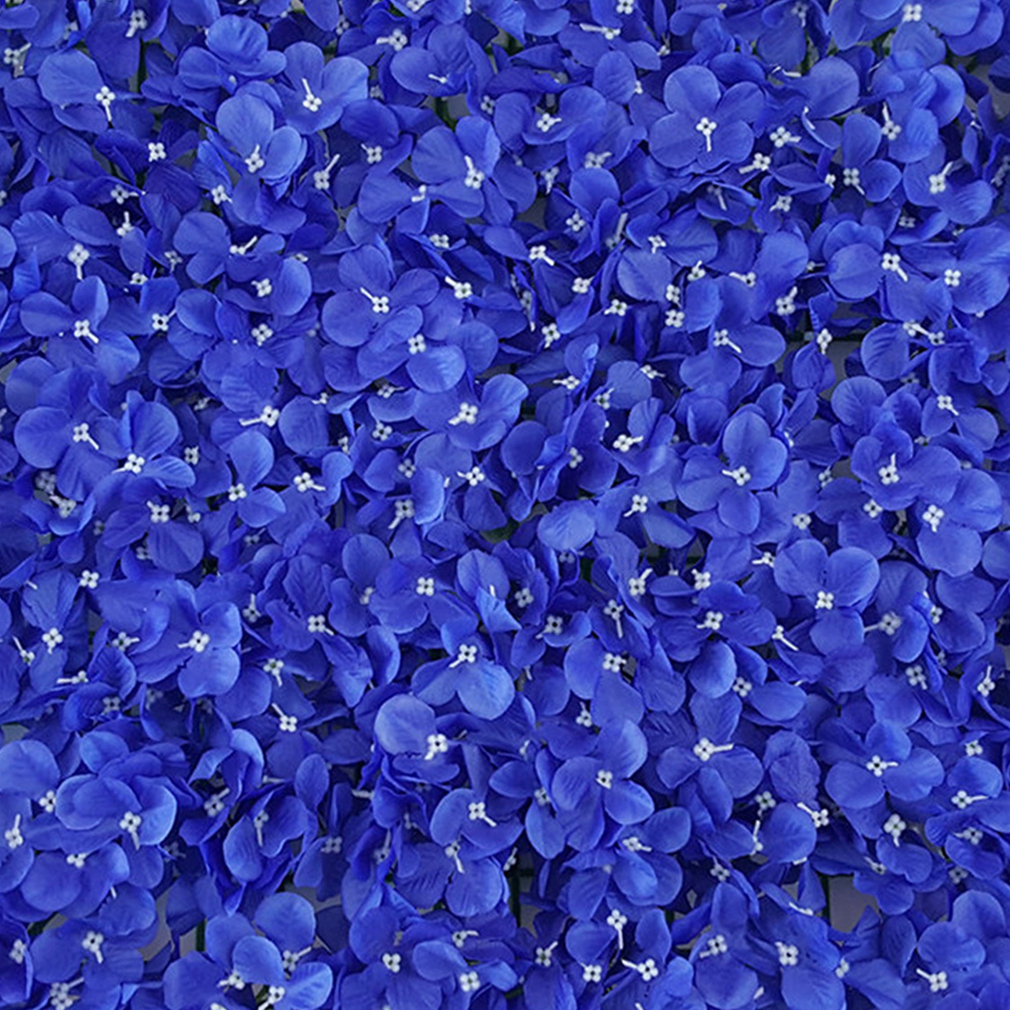Royal Blue Wedding Photography Backdrops Silk Hydrangea Flower Panel