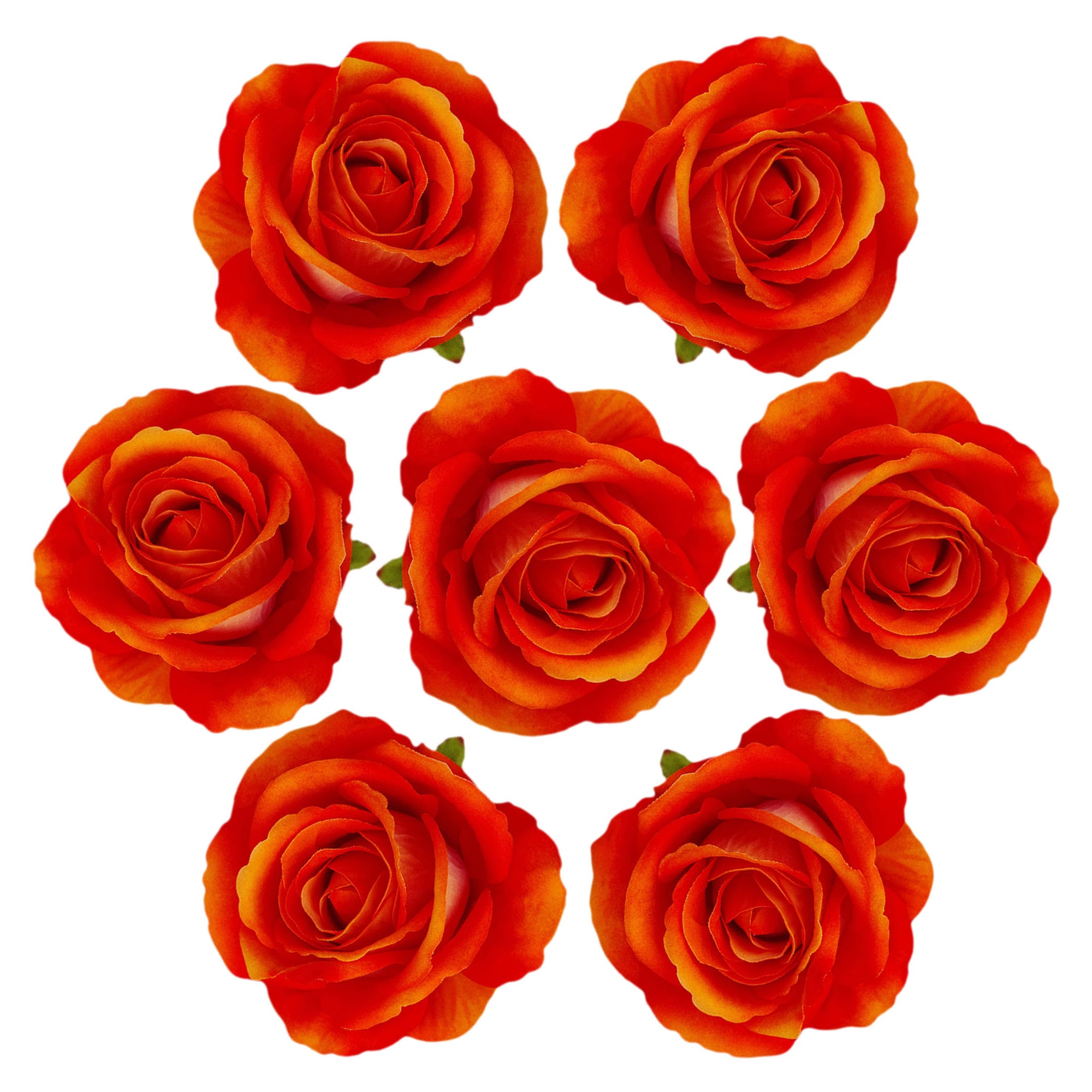 Artificial Flowers Silk Rose Heads in Bulk