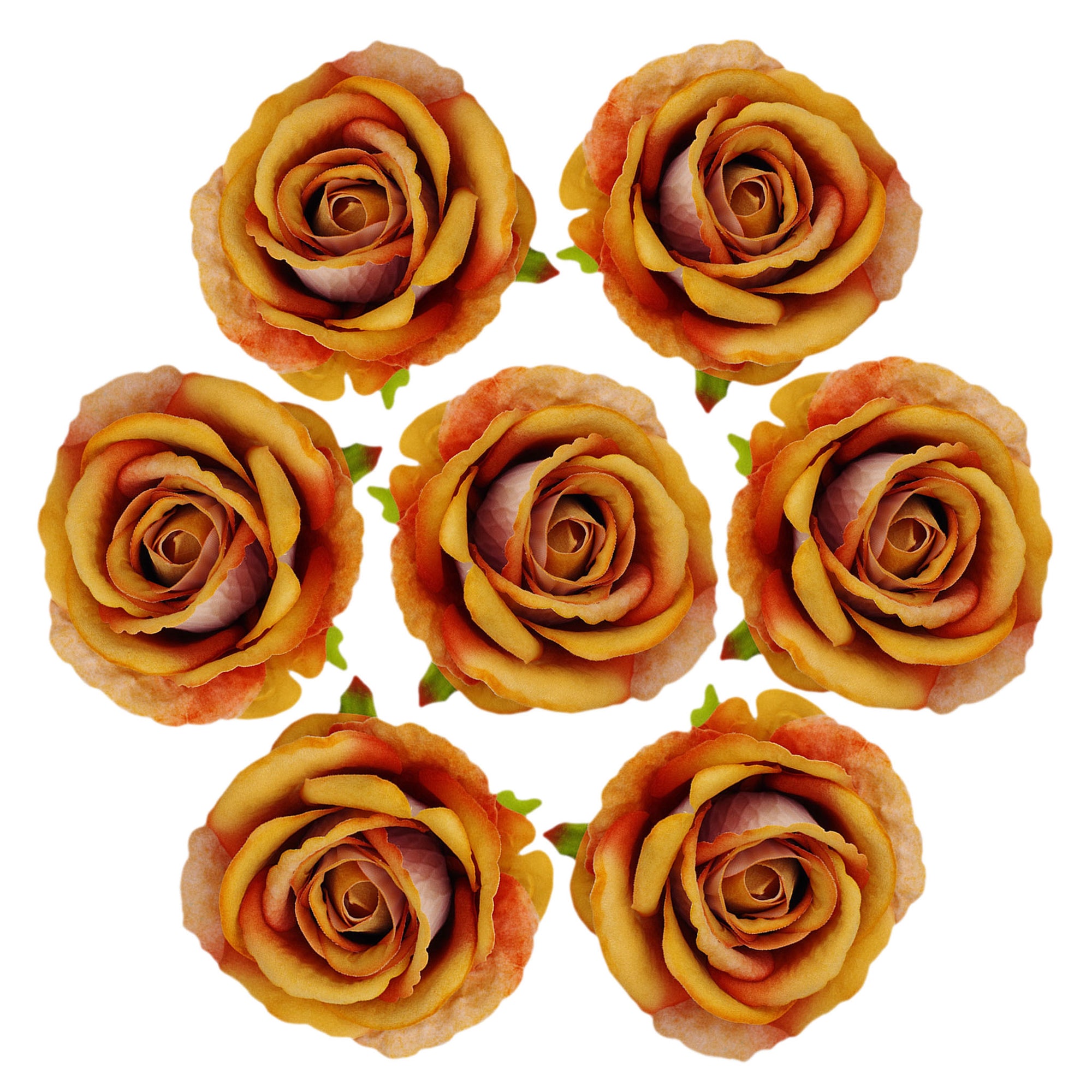 Artificial Flowers Silk Rose Heads in Bulk