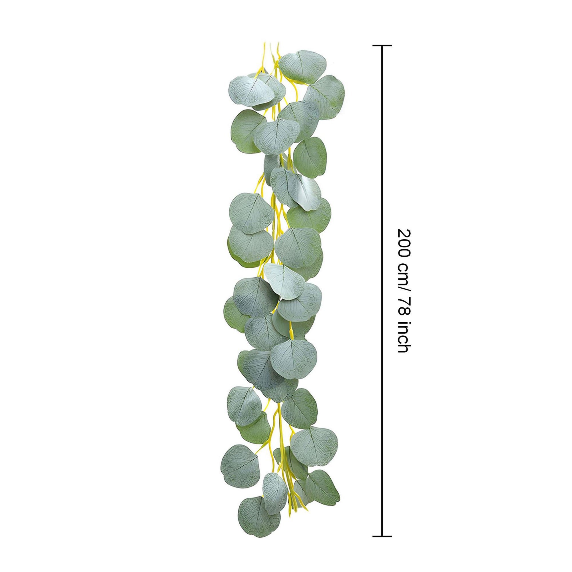 faux eucalyptus hanging plant Faux Eucalyptus Hanging Plant Leaf Garland