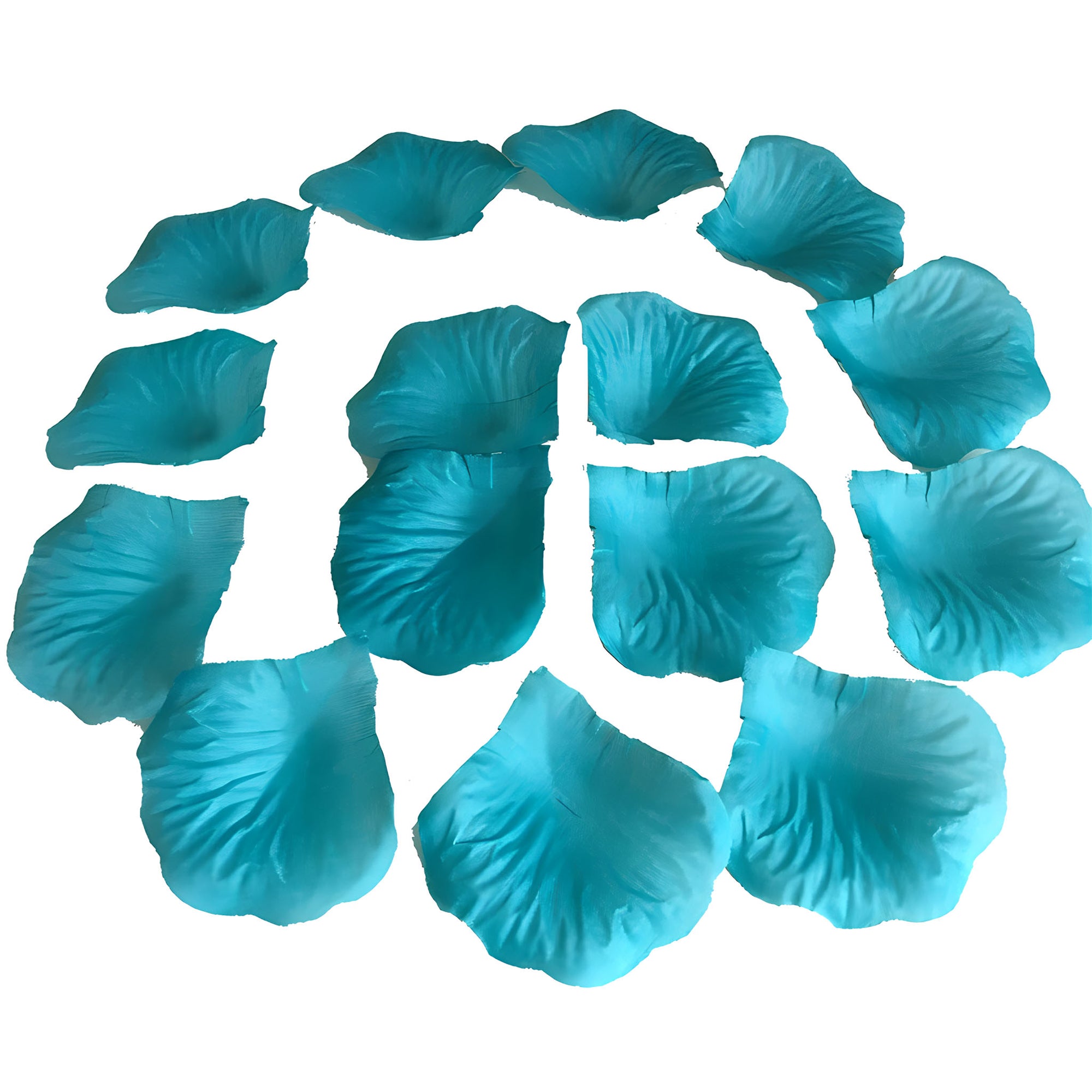 Teal Blue Flower Petals Fake Rose Petals Turquoise 500pcs