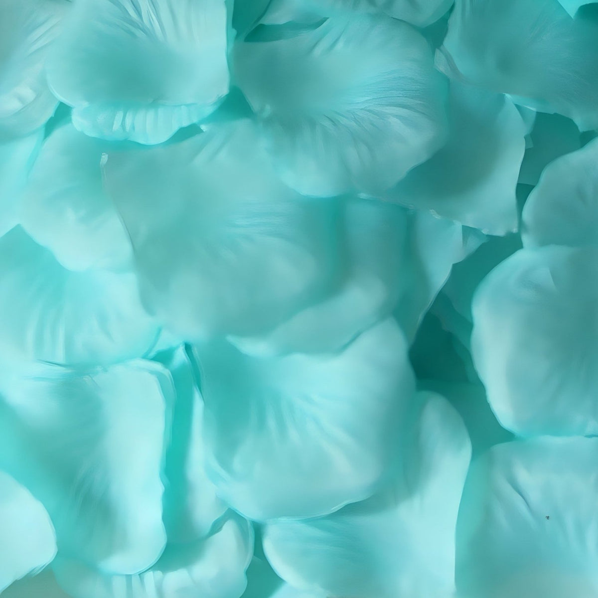 500 pcs Silk Rose Petals Pool Blue Wedding Decorations - VANRINA