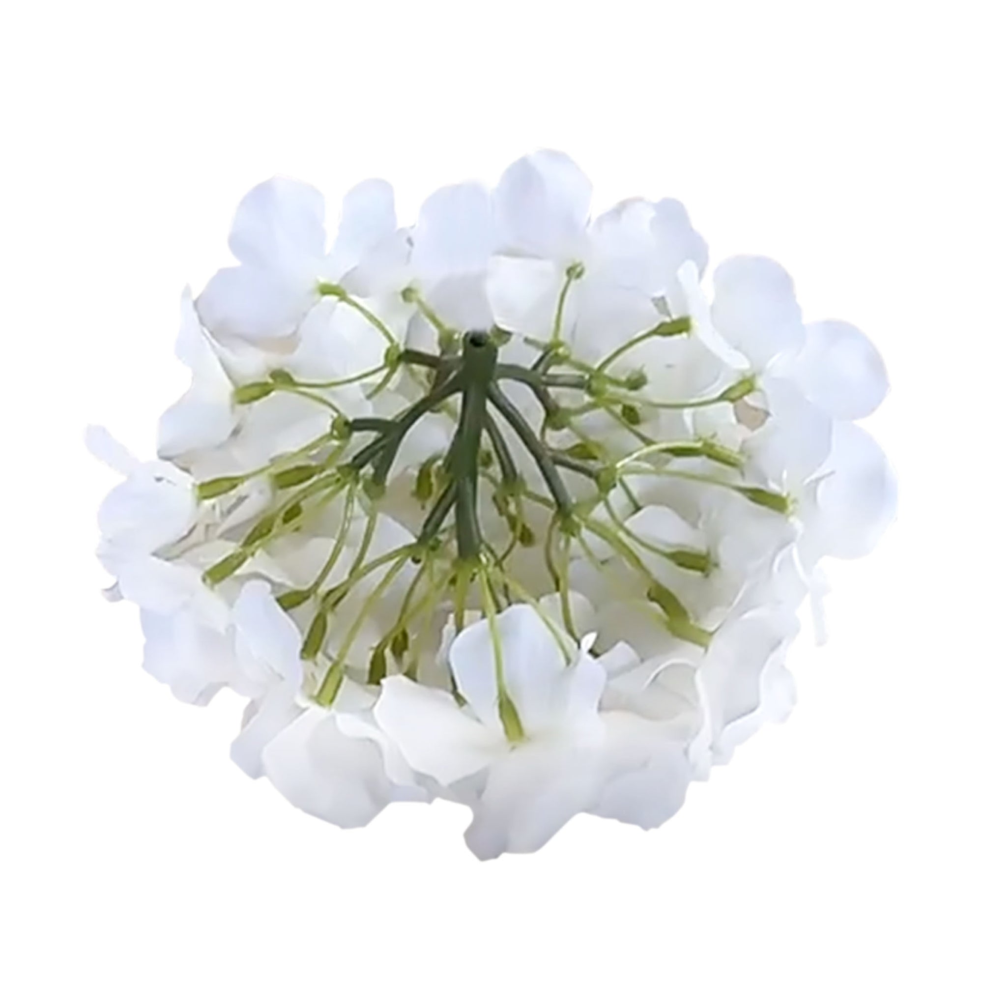 Fake Hydrangea Silk Flower Heads 17cm