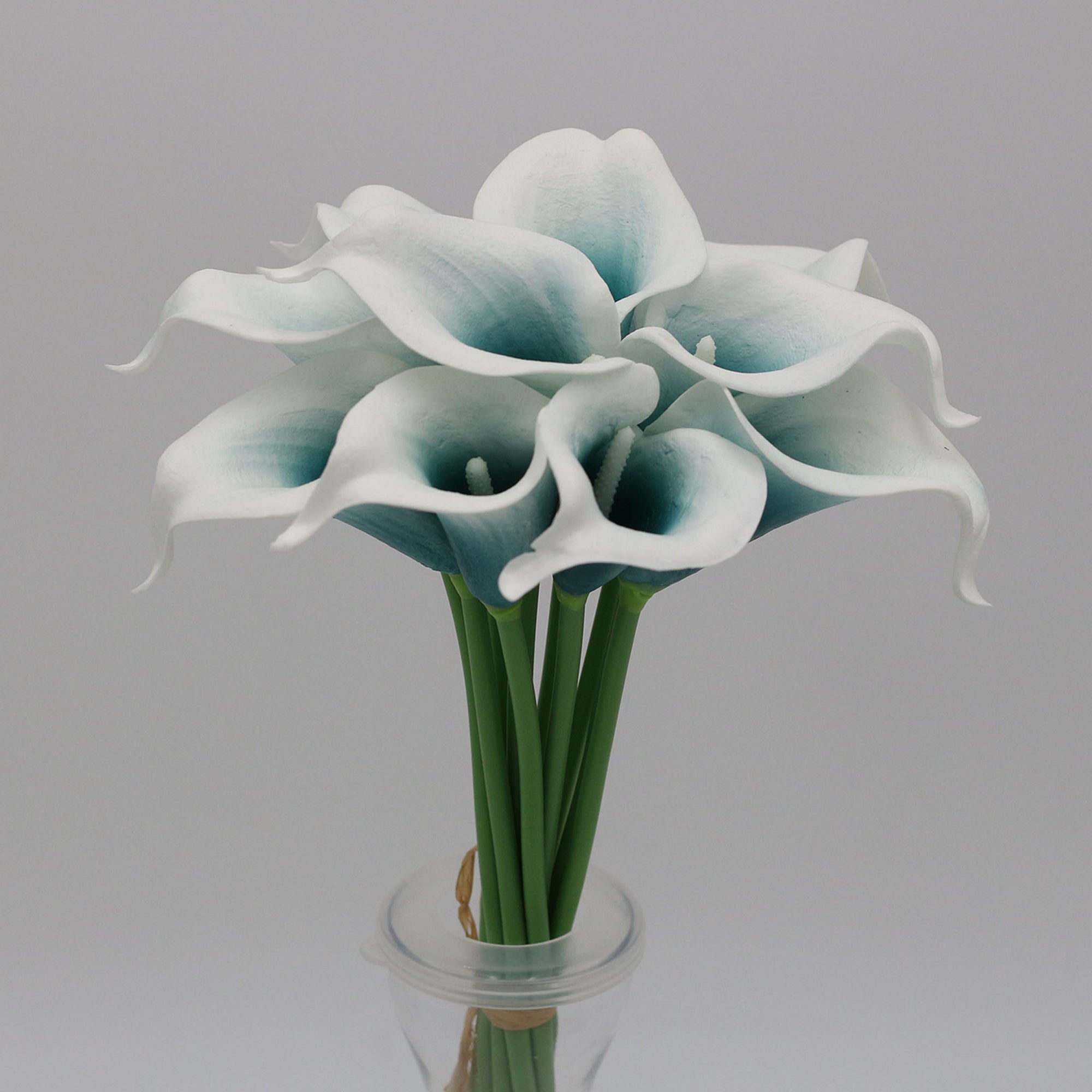 Oasis Teal Wedding Flowers Teal Blue Calla Lily Bouquet
