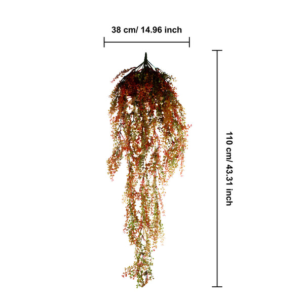 small fake hanging plants Hanging Vines Artificial Hanging Plants Plastic Outdoor Plants