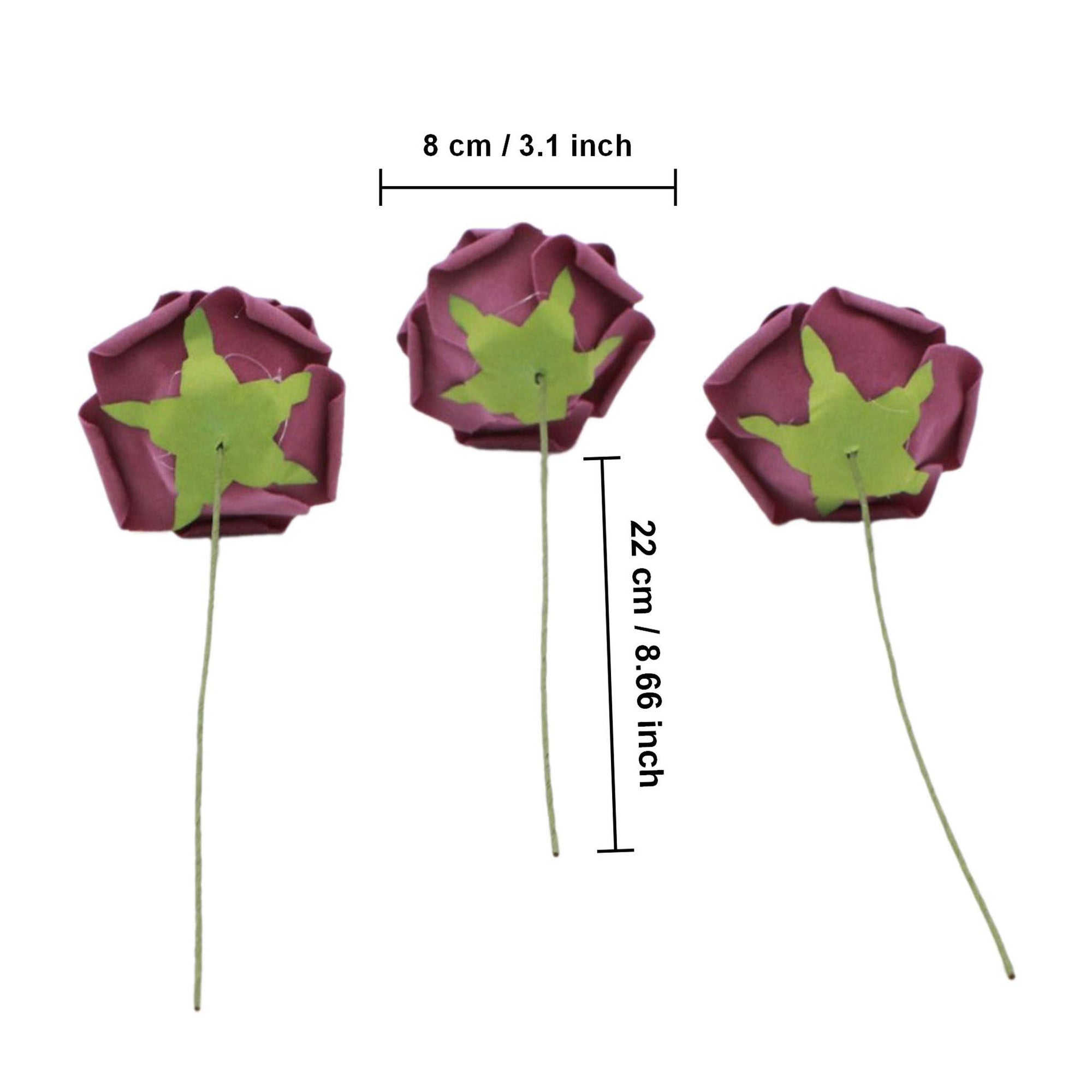 Plum Rose Flowers Artificial Flower Fake Roses