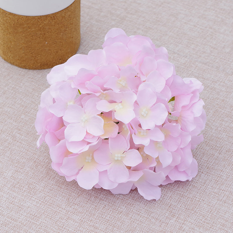 Fake Hydrangea Silk Flower Heads 17cm