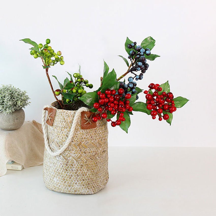 Artificial Berries for Christmas Decorations Door Wreath DIY - VANRINA