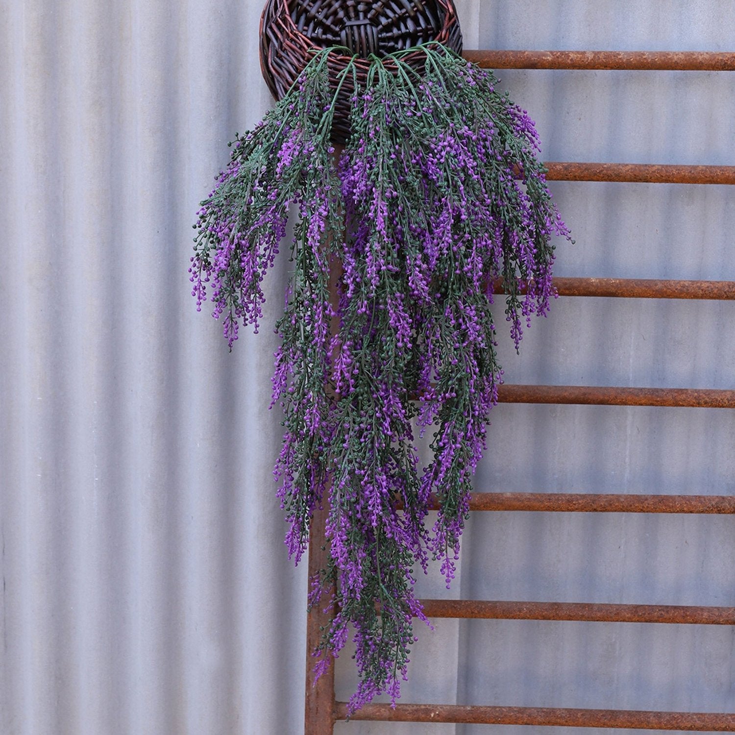 Artificial Hanging Plants for Wall Basket Planters - VANRINA