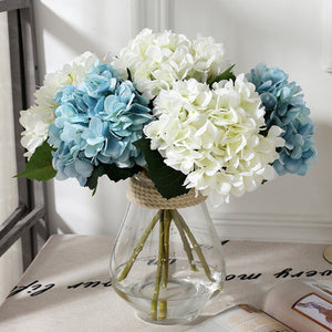 Artificial Hydrangea Bush for Flower Arrangement - VANRINA