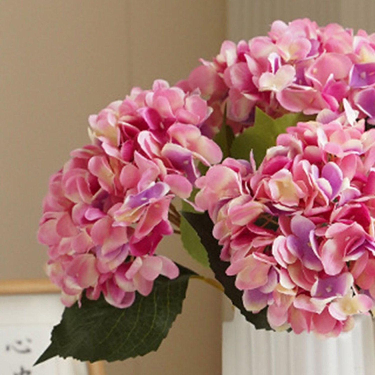 Artificial Hydrangea Bush for Flower Arrangement - VANRINA