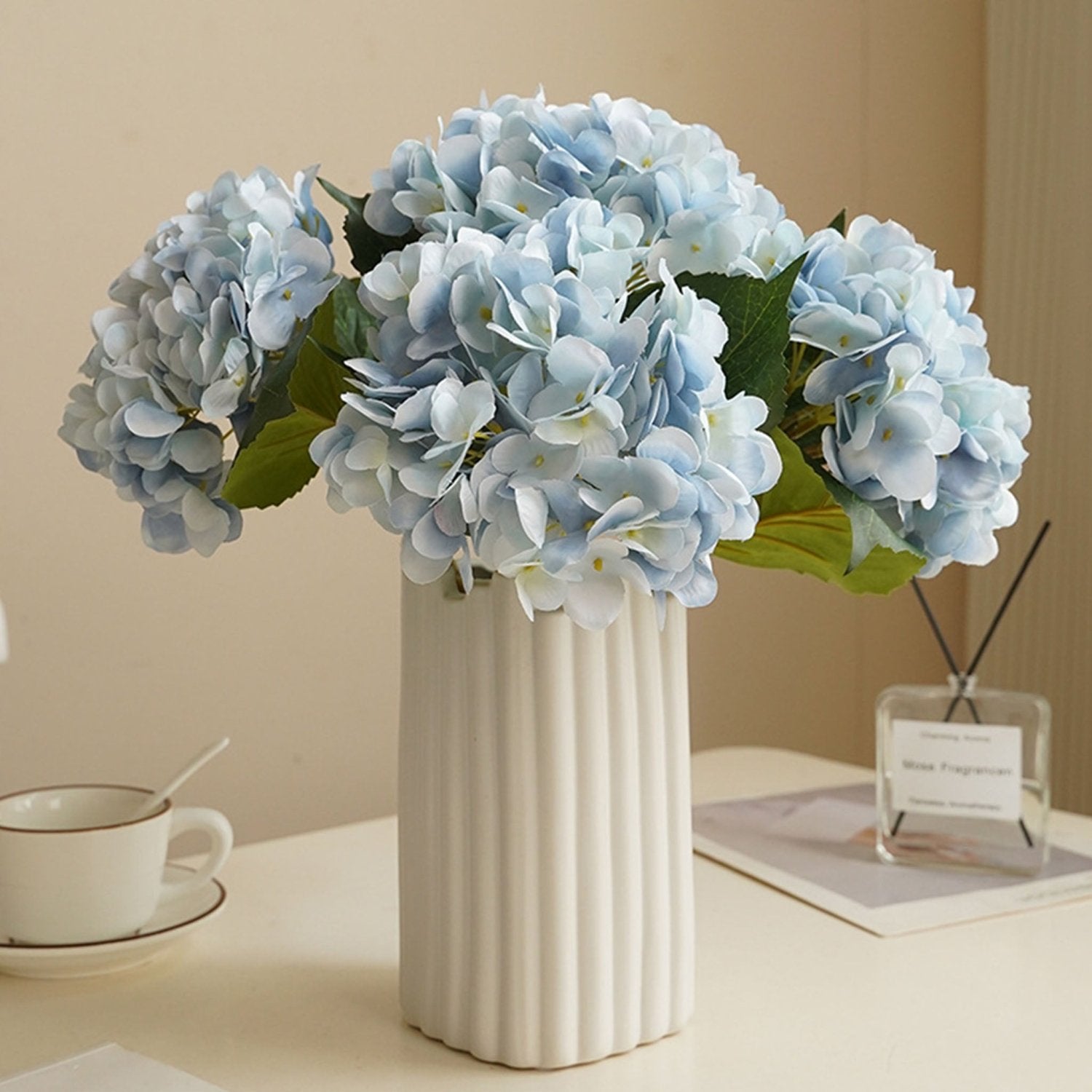 Artificial Hydrangea Bush for Flower Arrangement - VANRINA