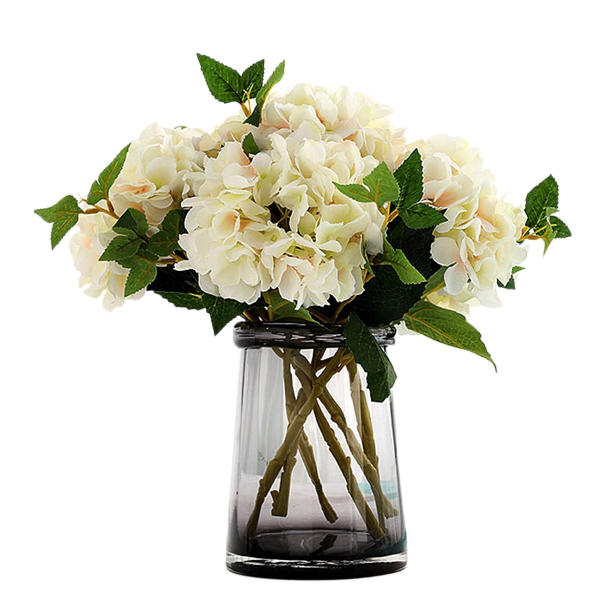 Artificial Hydrangea Flowers Tall 17 inch - VANRINA