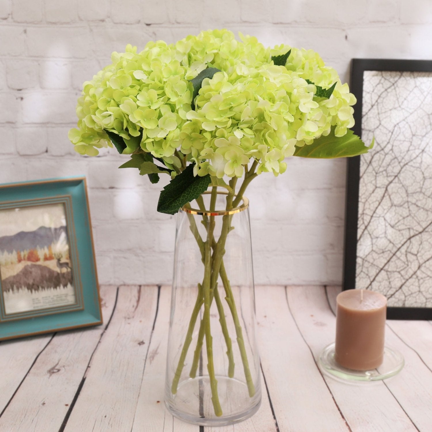 Artificial Hydrangea Silk Flowers for Wedding Arrangement - VANRINA