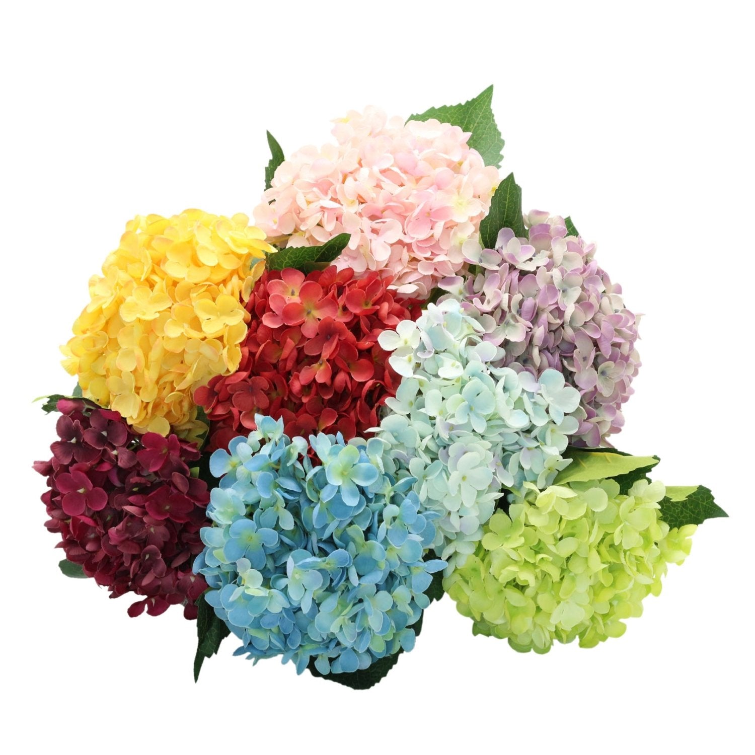 Artificial Hydrangea Silk Flowers for Wedding Arrangement - VANRINA