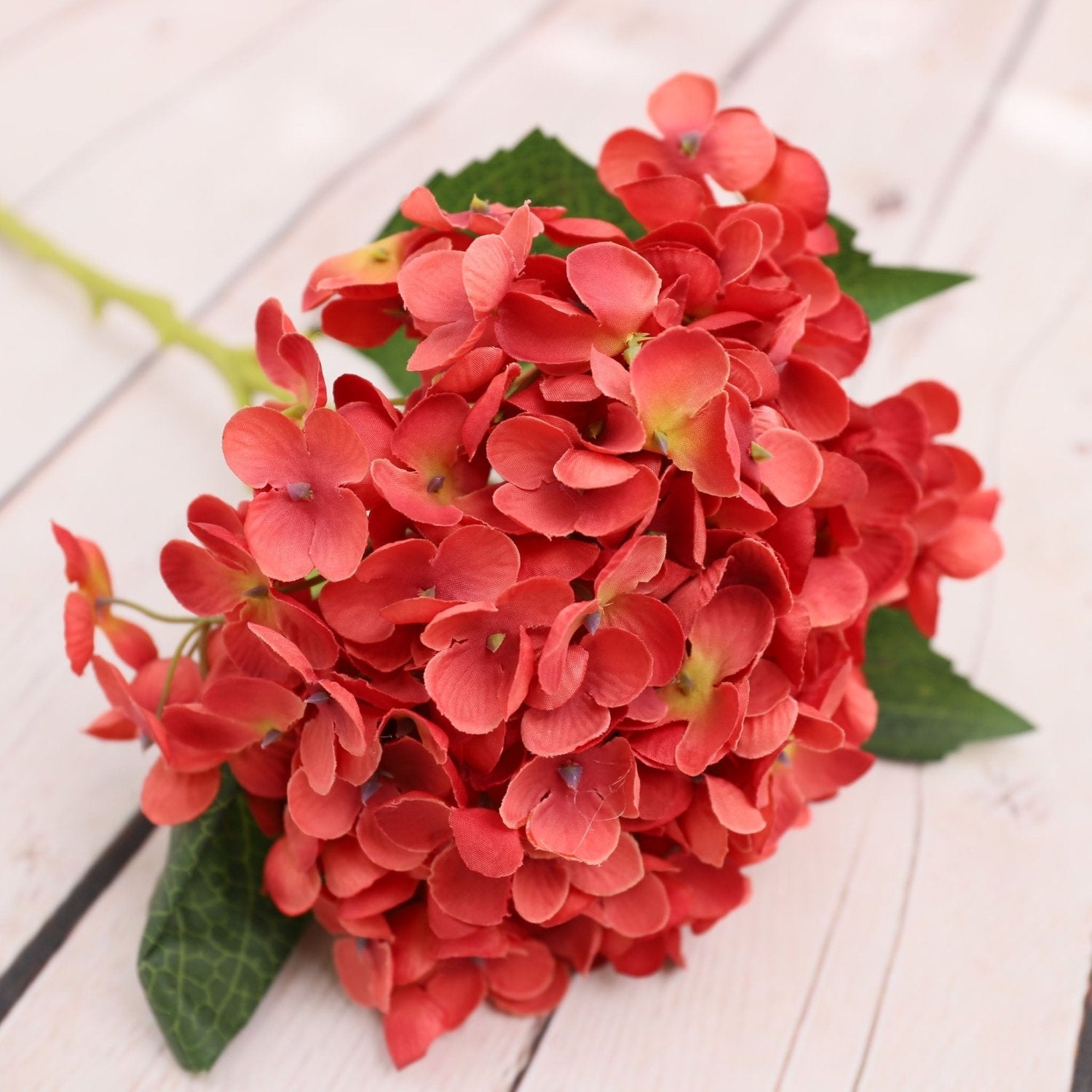 Artificial Hydrangea Silk Flowers for Wedding Arrangement - VANRINA