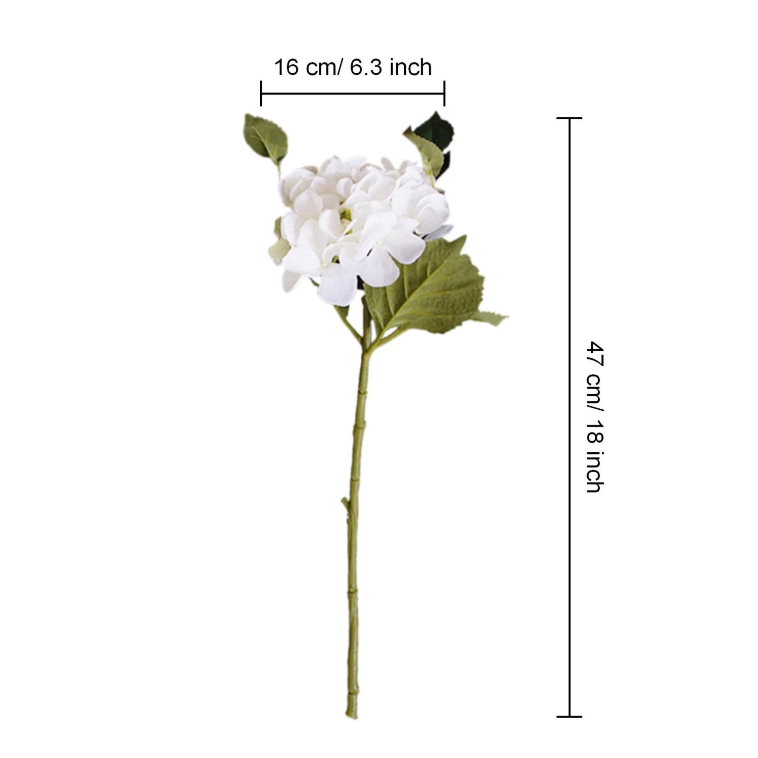 Artificial Hydrangea Silk Hydangea Flowers 6 inch - VANRINA