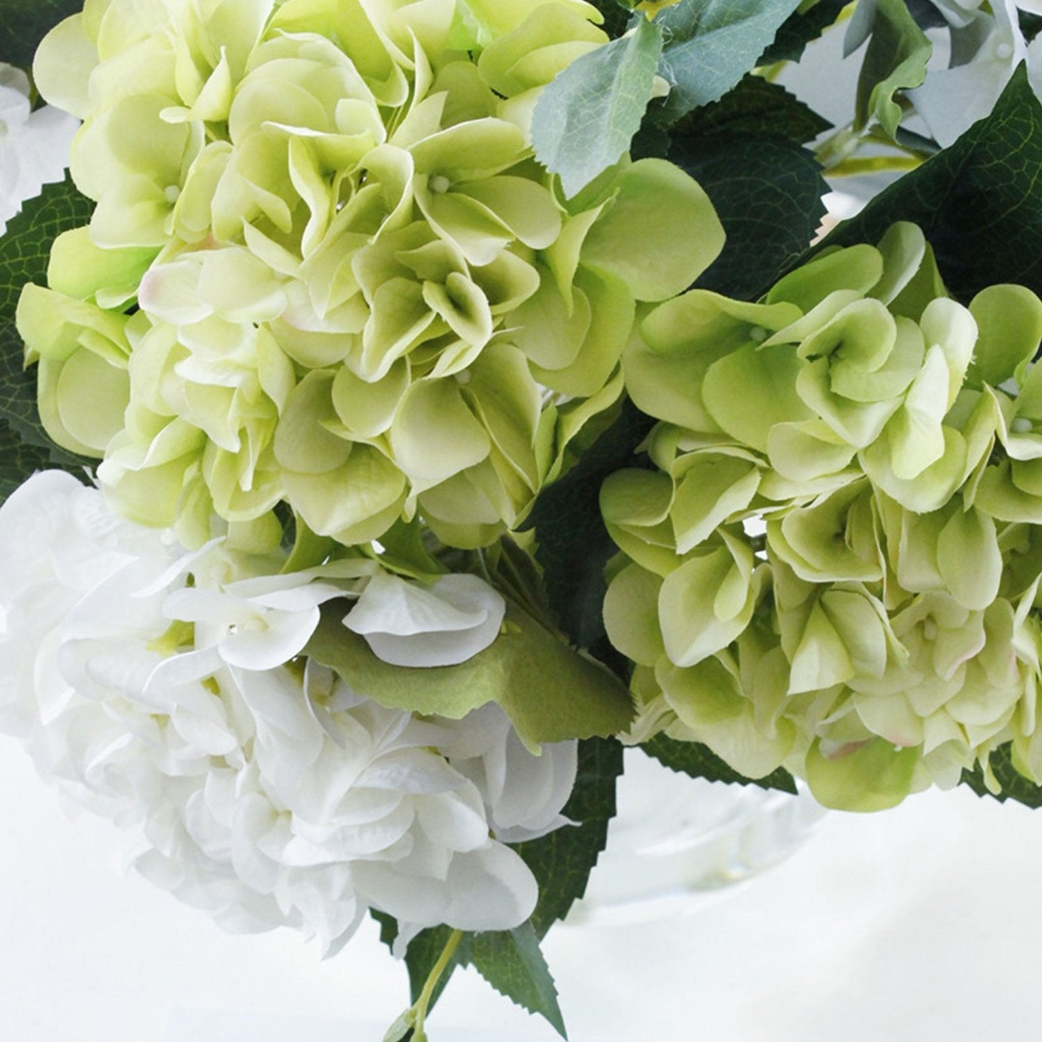 Artificial Hydrangea Silk Hydangea Flowers 6 inch - VANRINA