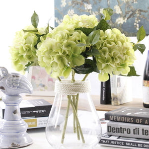 Artificial Hydrangea Silk Hydangea Flowers 6 inch - VANRINA