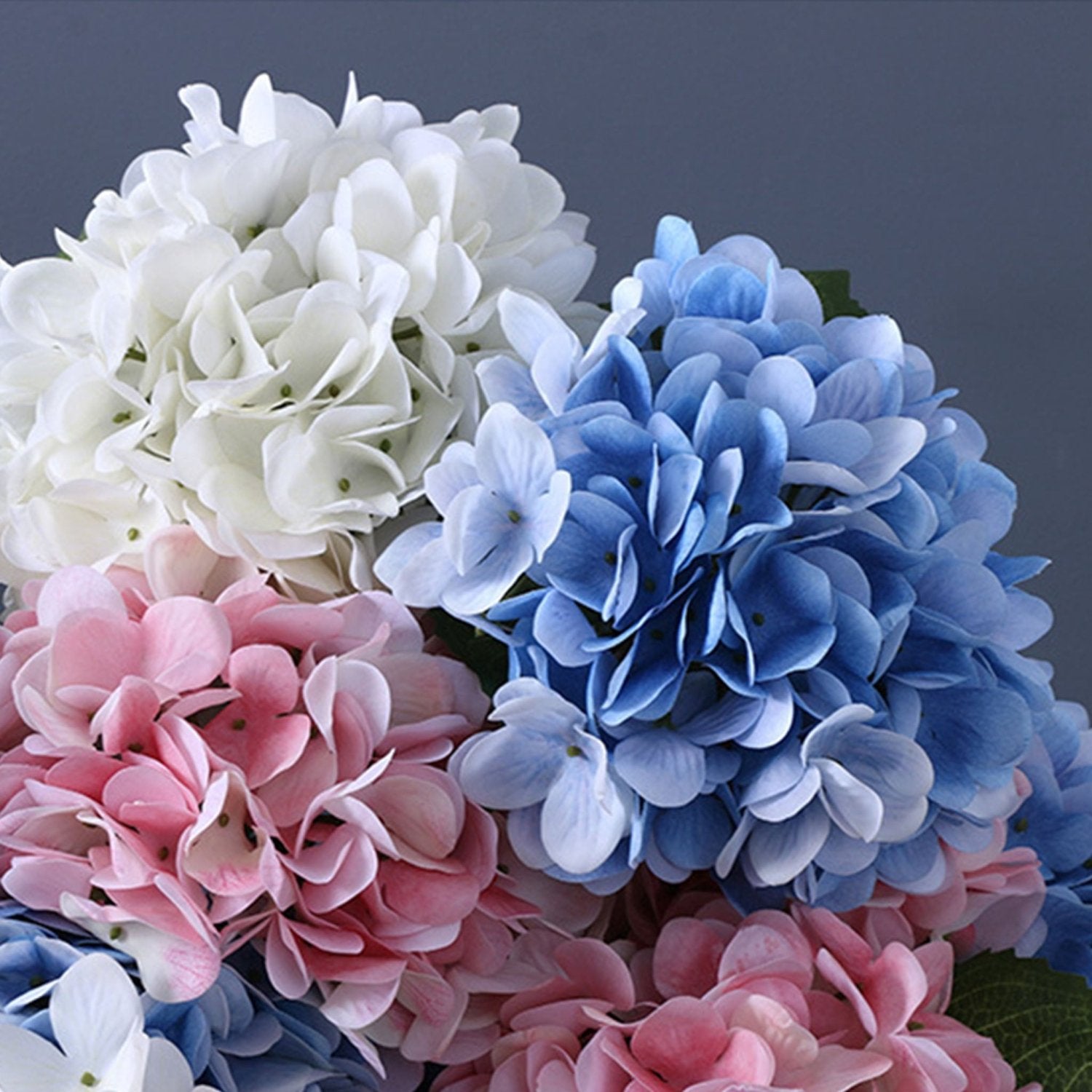Artificial Hydrangeas Real Touch Hydrangea Flowers - VANRINA