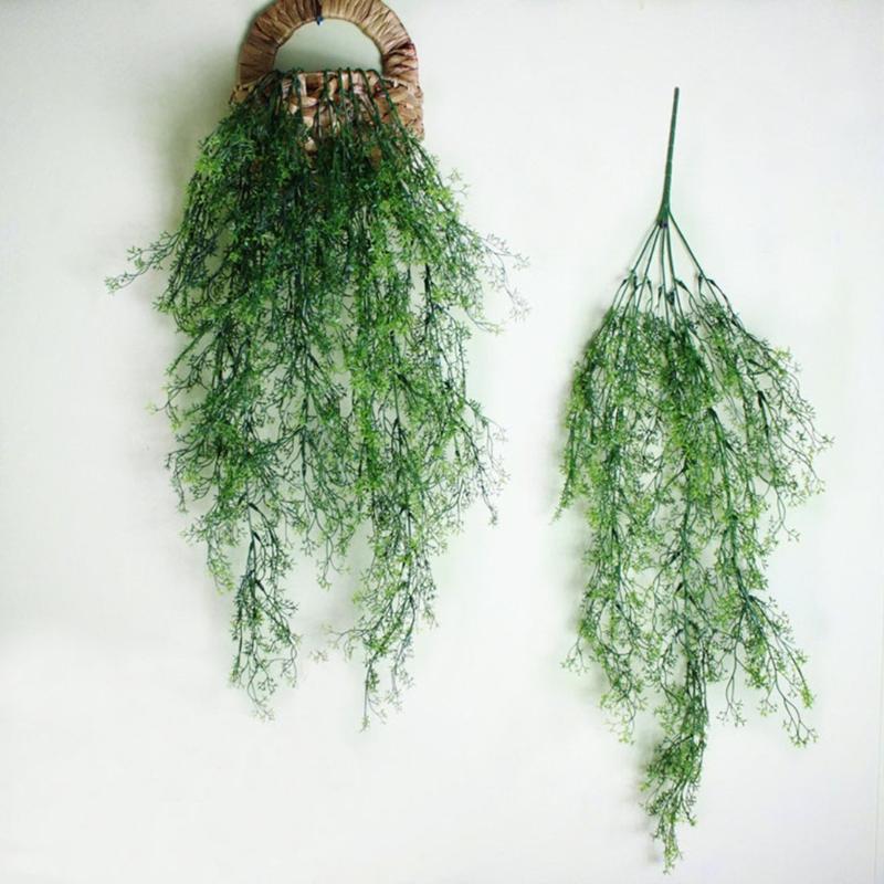 Artificial Plants Greeny Garland Plastic Grass Vines - VANRINA
