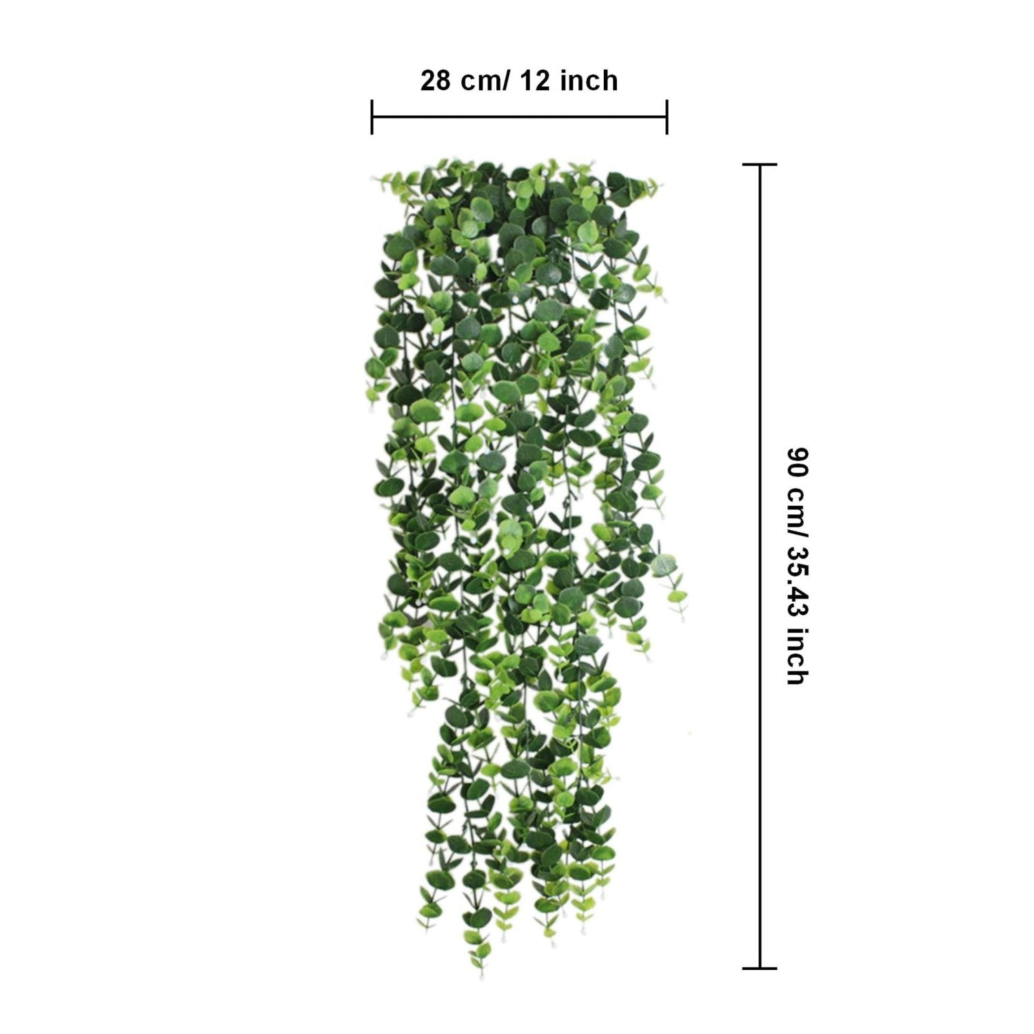 Artificial Plants Hanging Leaf Garland Bushes 90cm - VANRINA