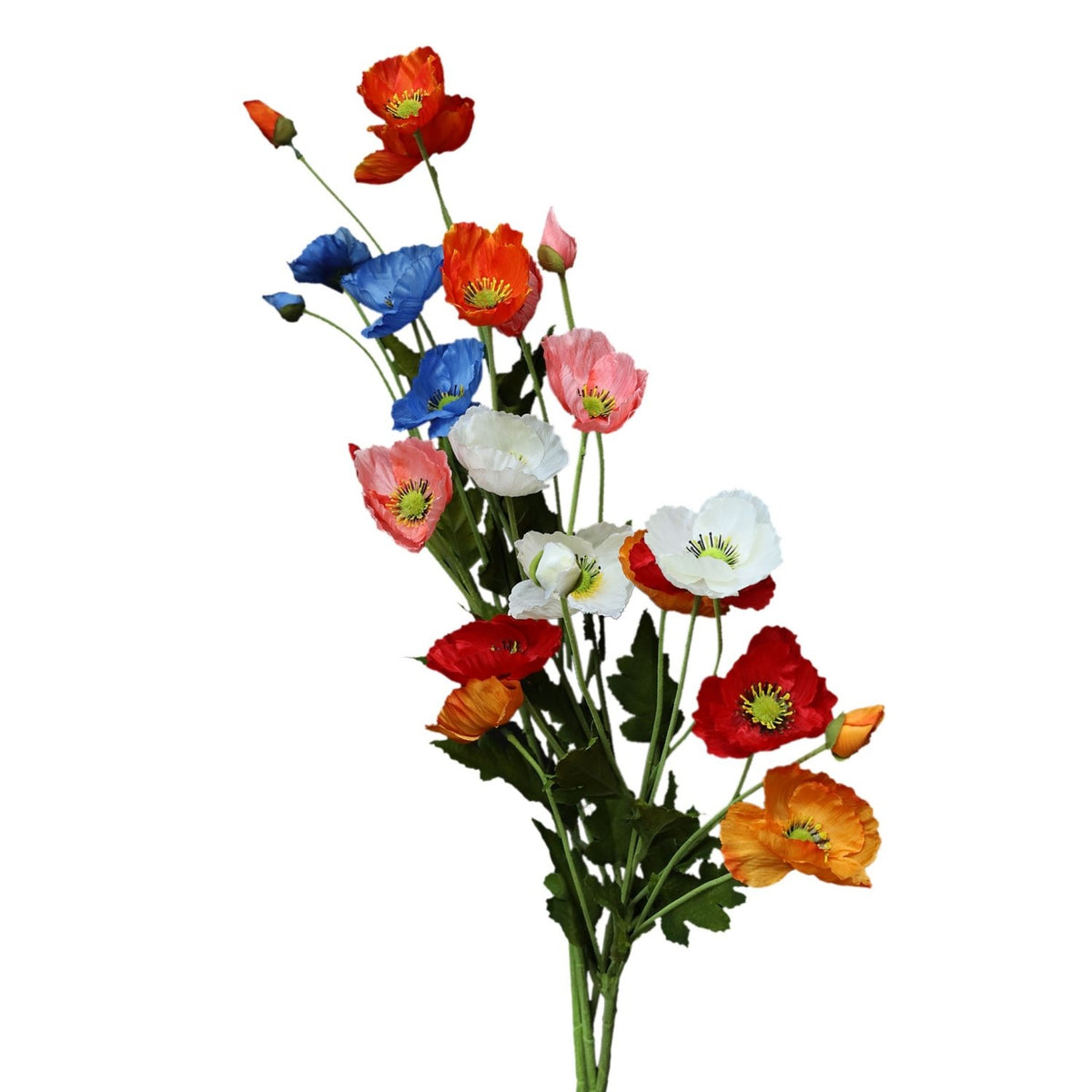 Artificial Poppies Silk Poppy Flowers - VANRINA