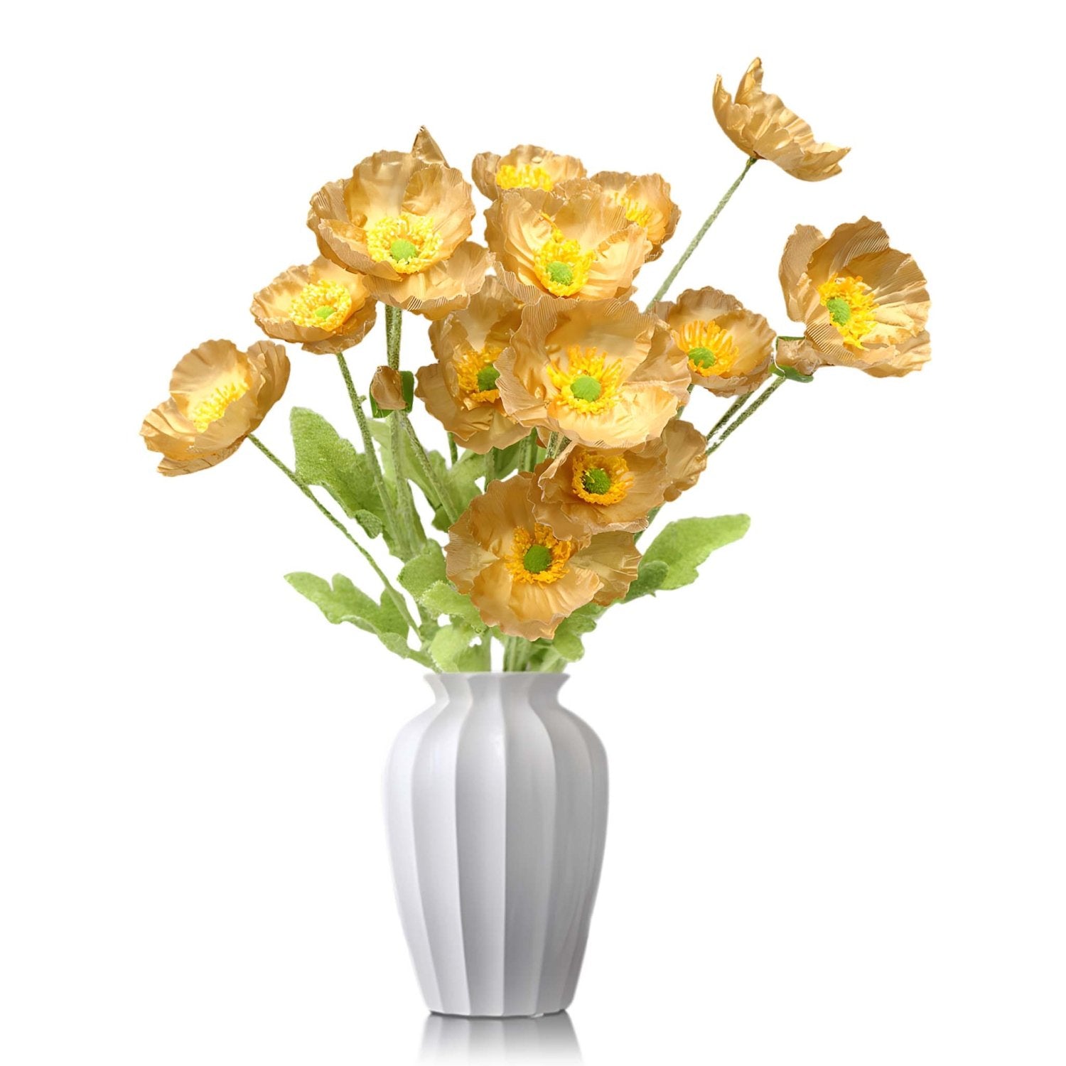 Artificial Poppy Flowers Silk Spray Poppies - VANRINA