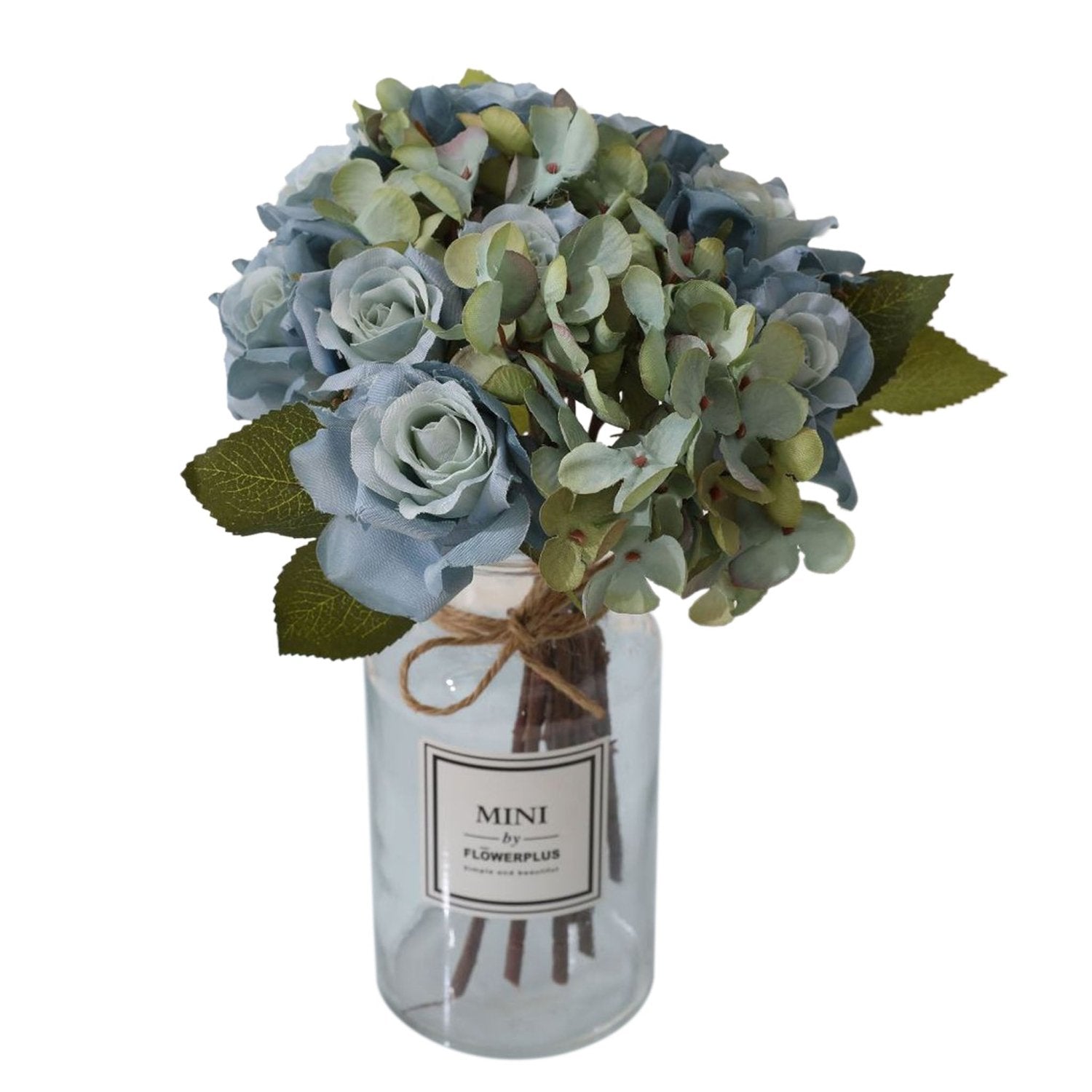 Artificial Silk Hydrangea Rose Mixed Bouquet - VANRINA