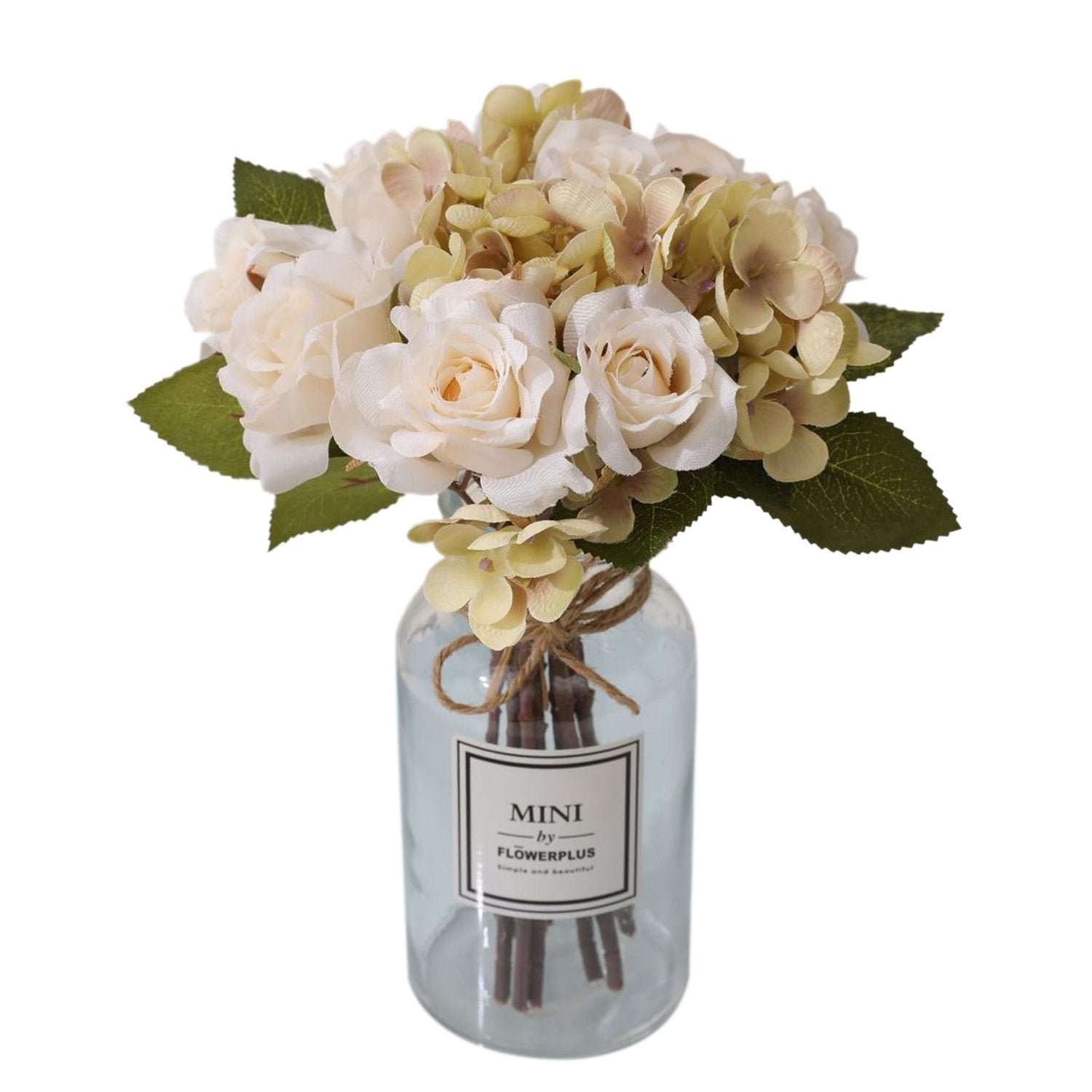 Artificial Silk Hydrangea Rose Mixed Bouquet - VANRINA