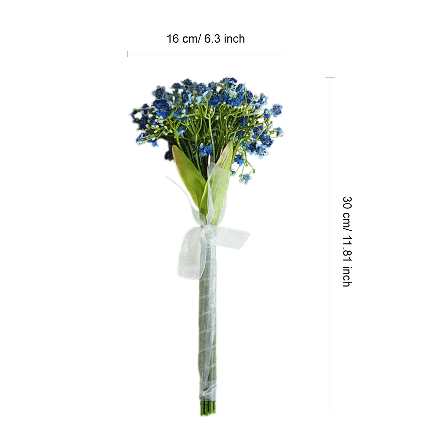 Babys Breath Bouquet Faux Gypsophila Flowers - VANRINA