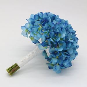 Blue Hydrangea Bridal Bouquet Wedding Bouquet - VANRINA
