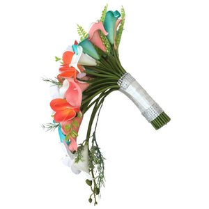 Bridal Cascading Bouquet Beach Wedding Flowers - VANRINA