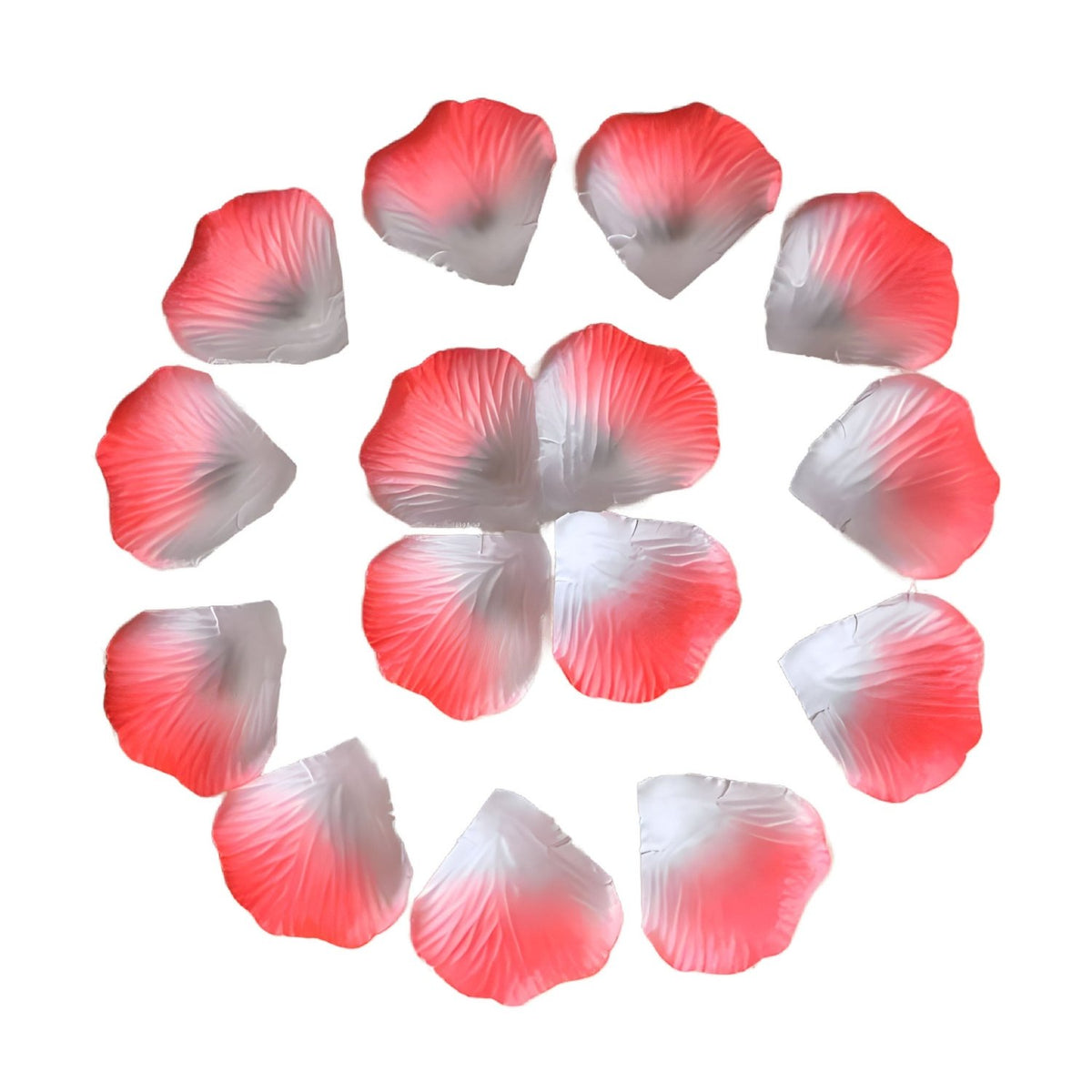 Coral Rose Petals Artificial Flower Silk Petals Bulk 1000 pcs - VANRINA