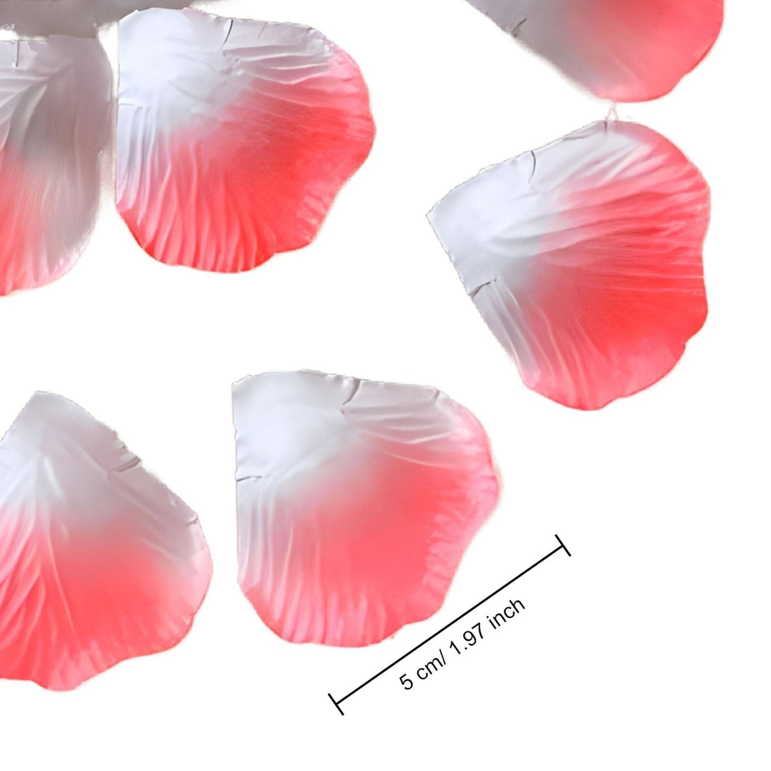 Coral Rose Petals Artificial Flower Silk Petals Bulk 1000 pcs - VANRINA