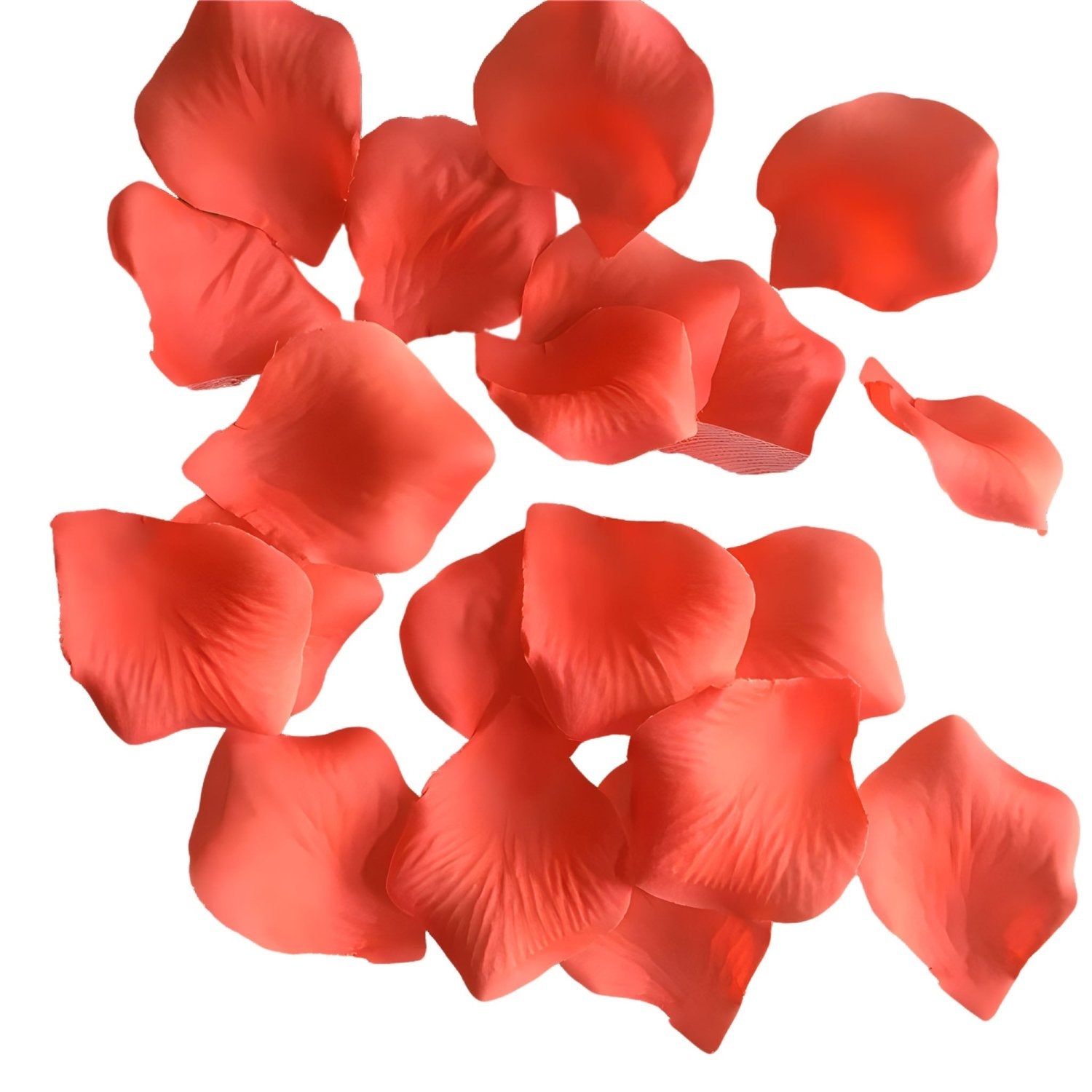 Coral Rose Petels Confetti for Wedding Aisle Runner - VANRINA